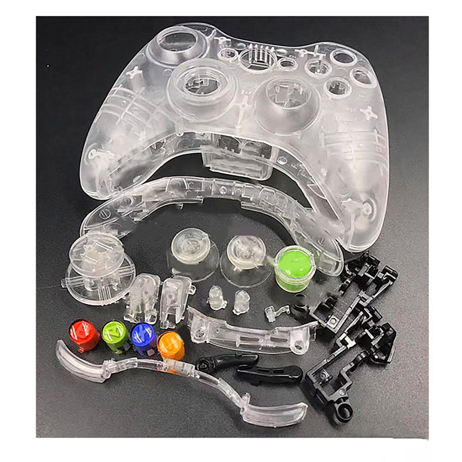Replacement For Xbox 360 Wired/Wireless Controller Full Shell Cover Buttons Mod