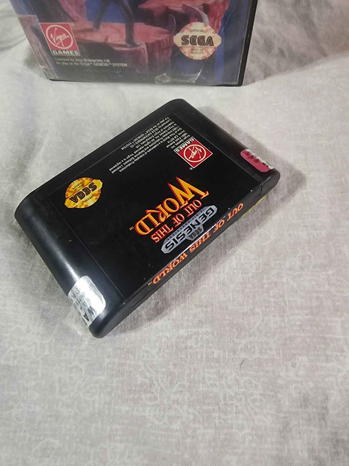Out of This World (Sega Genesis, 1994) Cartridge T-70106 1 Year Guarantee Tested