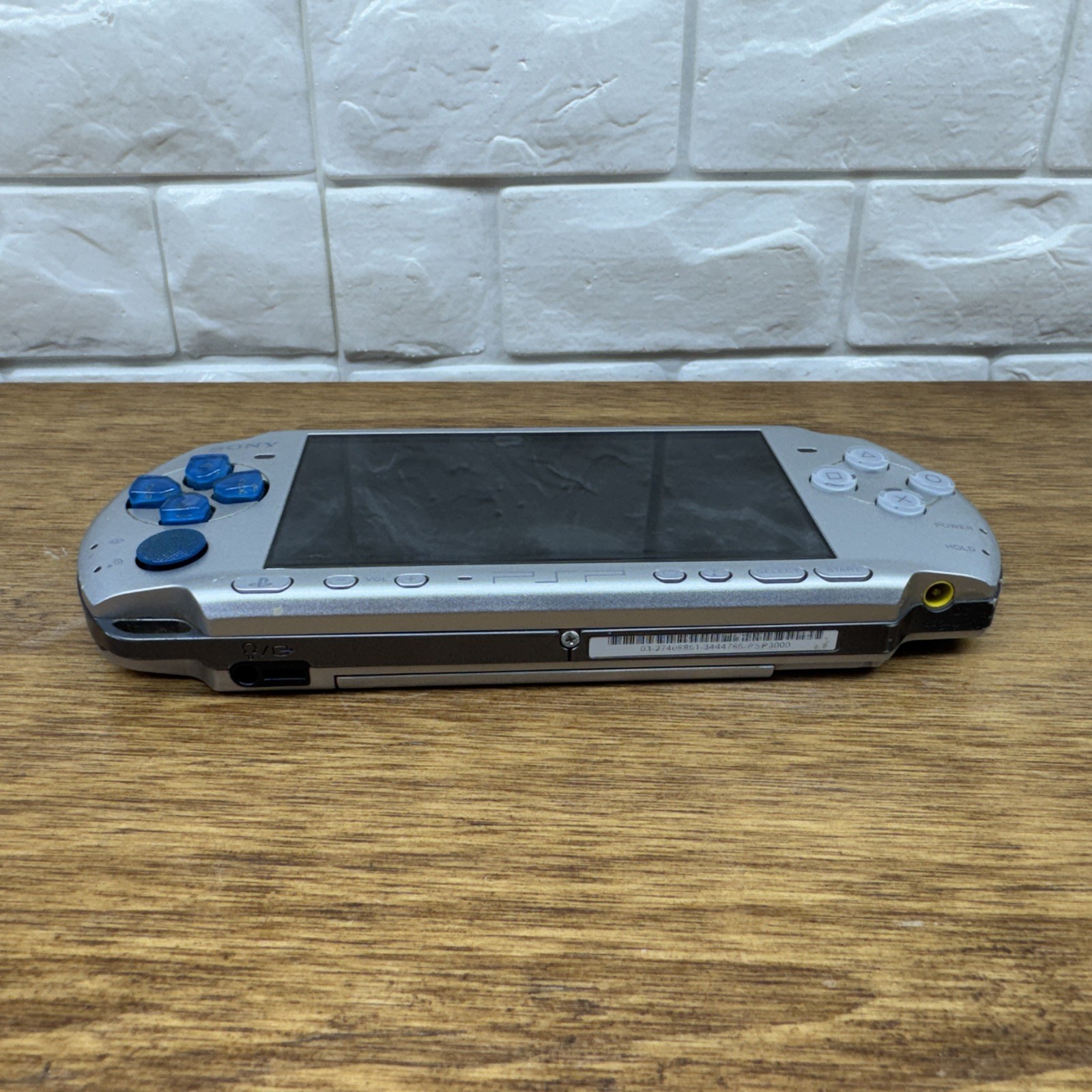 Sony PSP-3000 Portable Mystic Silver Handheld System Parts/Repair Untested