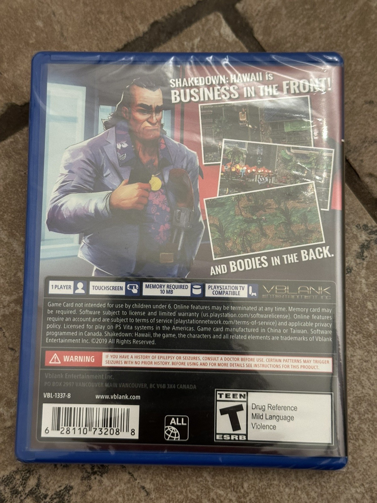 Shakedown Hawaii+Retro City Rampage DX PS Vita Games Lot – SEALED