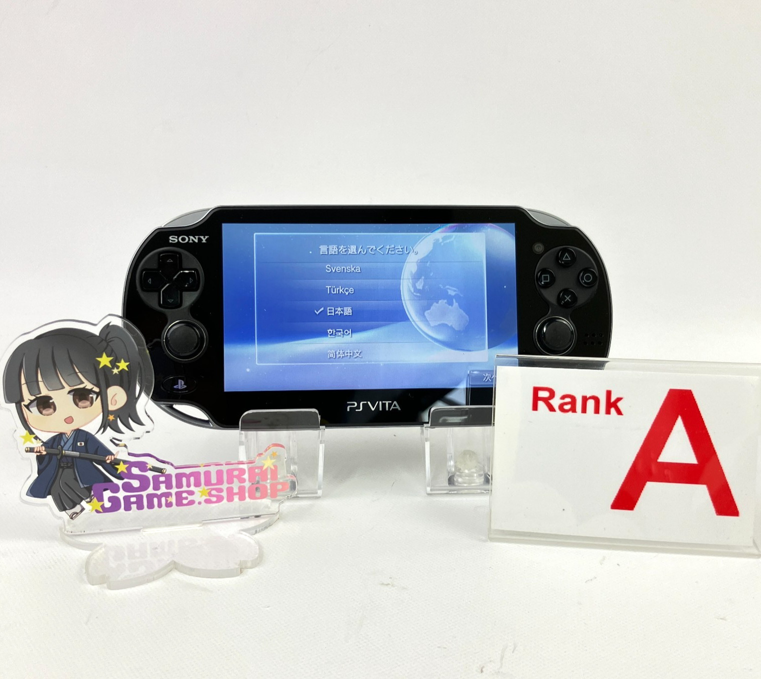 Refurbished PS Vita PCH-1000 Sony PlayStation Crystal Black Console Only Works 6