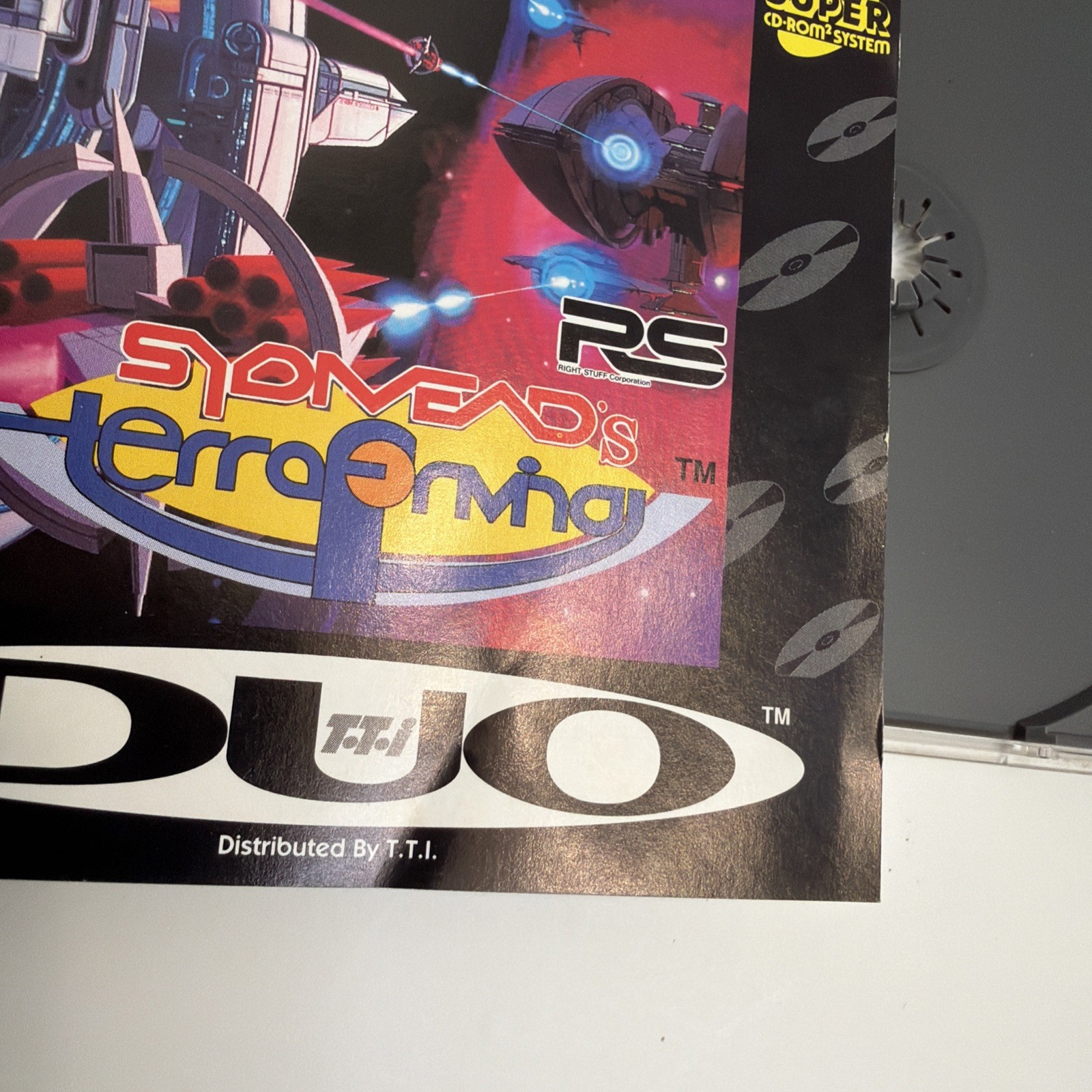 Syd Mead’s Terraforming TurboGrafx-16 CD Turbo Duo Tested Complete CIB