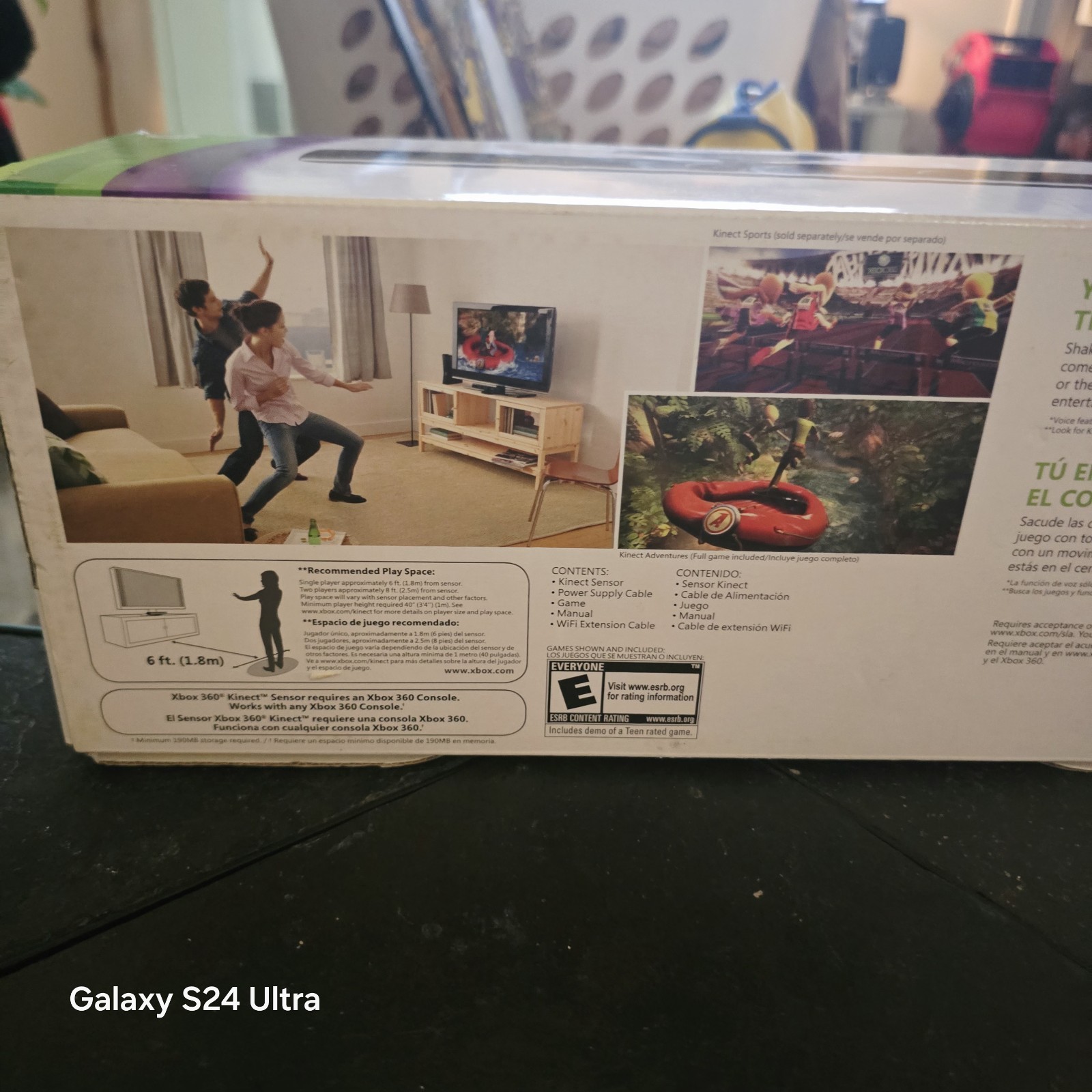 Microsoft Xbox 360 Kinect Sensor Full Game Included Tested- Setup Guide