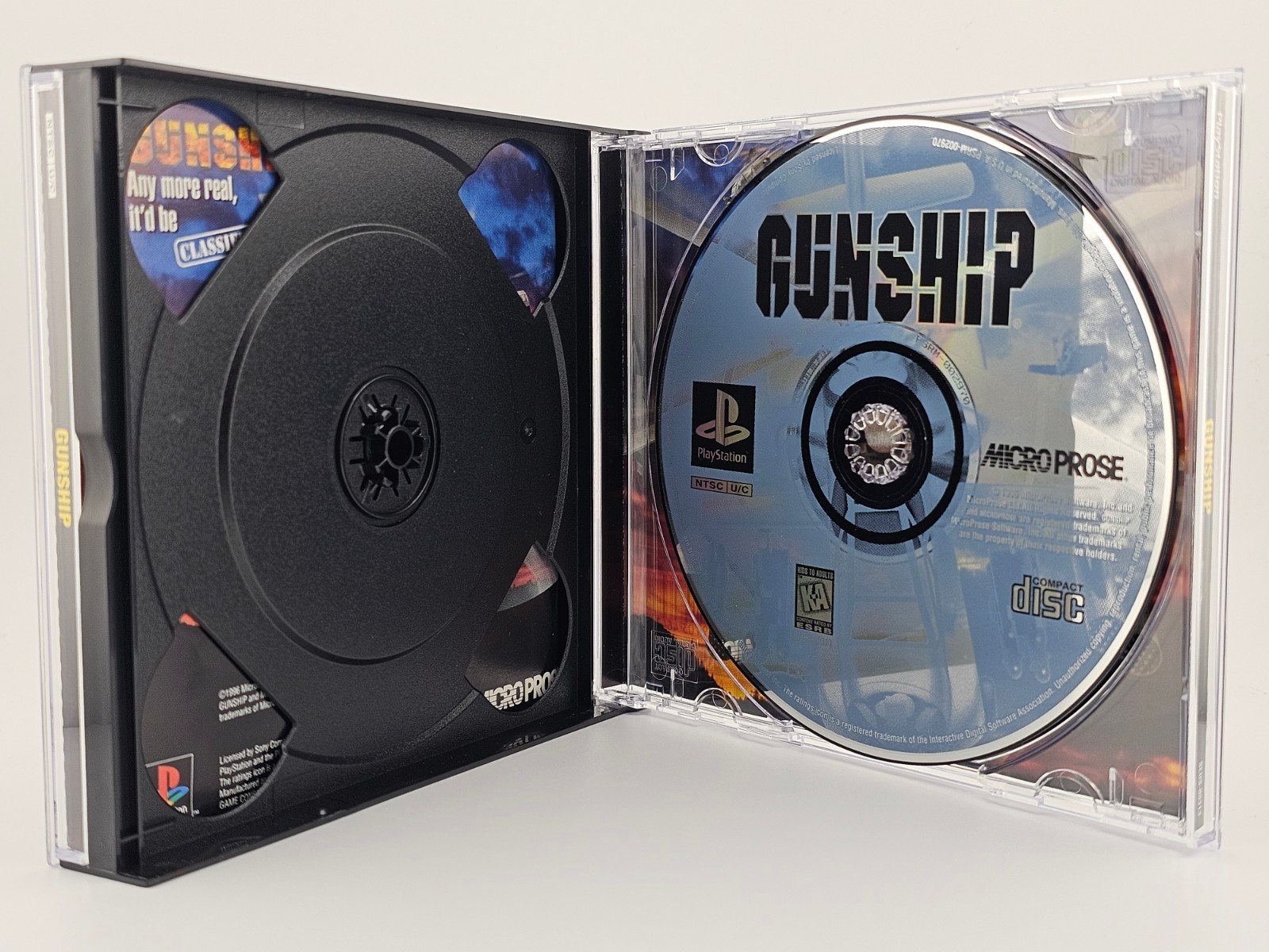 Sony Playstation 1 PS1 Gunship CIB Cleaned & Tested