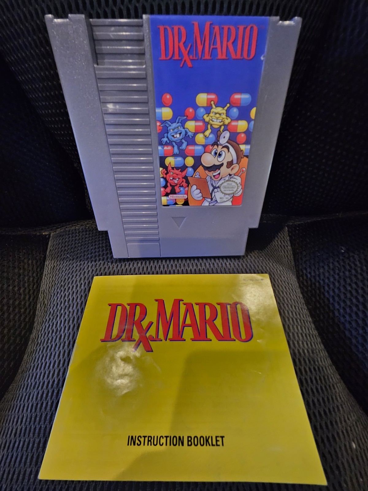 Dr. Mario Nintendo Authentic Tested Working With Instruction Booklet