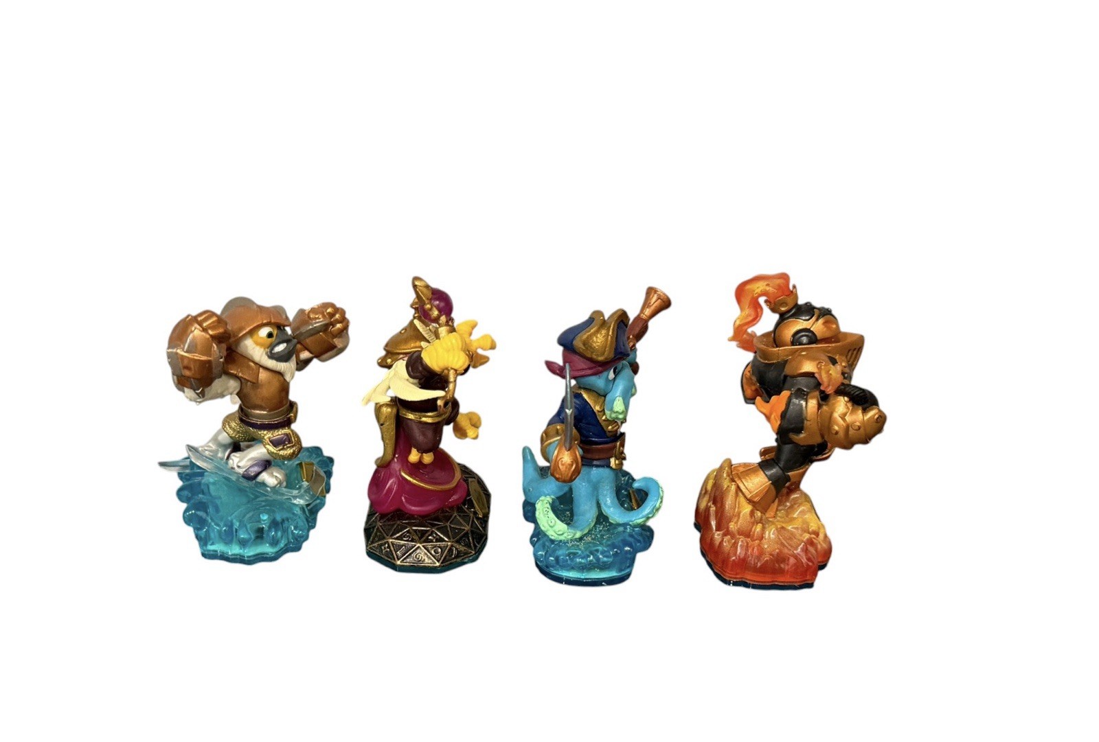 Skylanders Swap Force Figures: Grilla Drilla Hoot Loop Wash Buckler Blast Zone