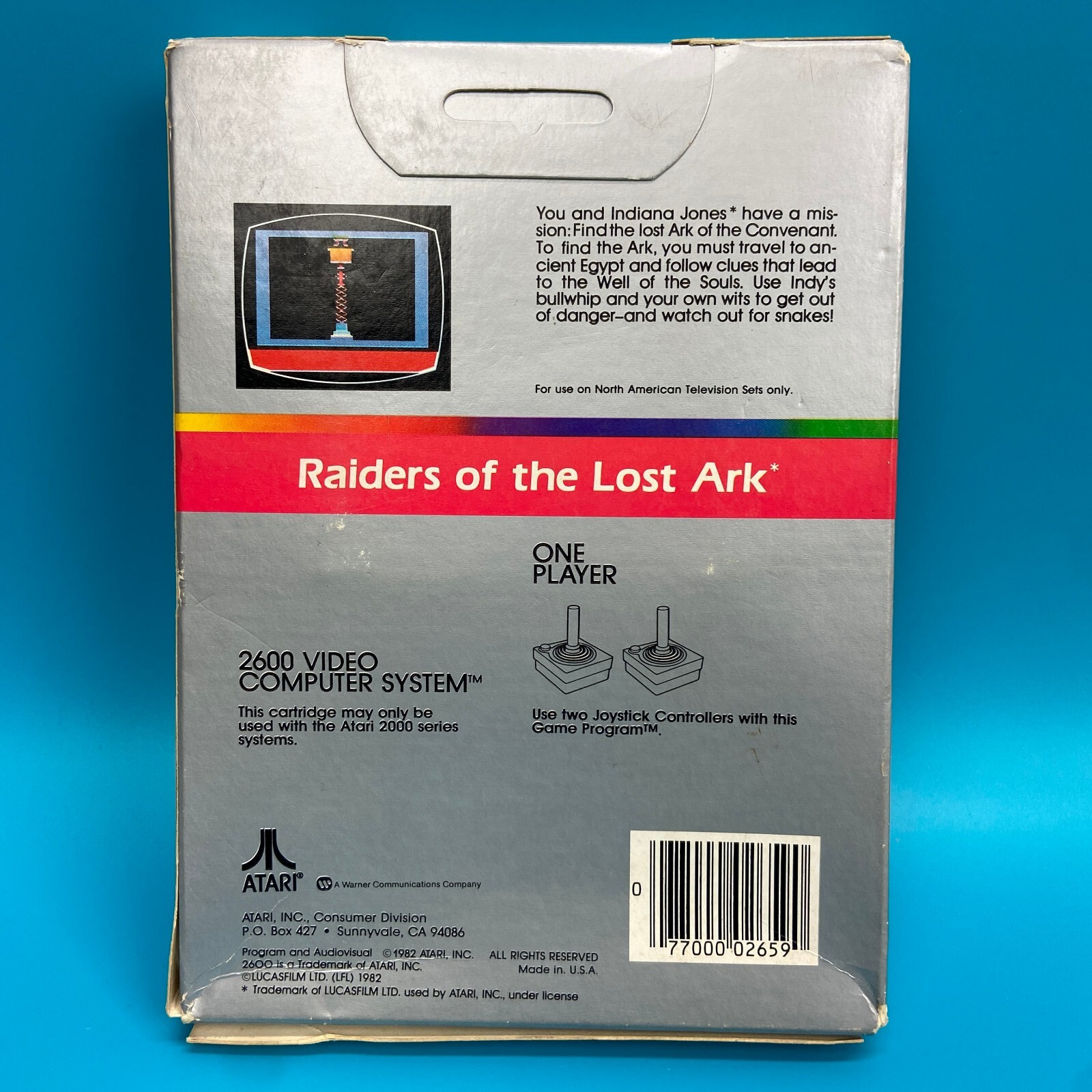 Raiders of the Lost Ark (Atari 2600, 1982) – Factory Sealed