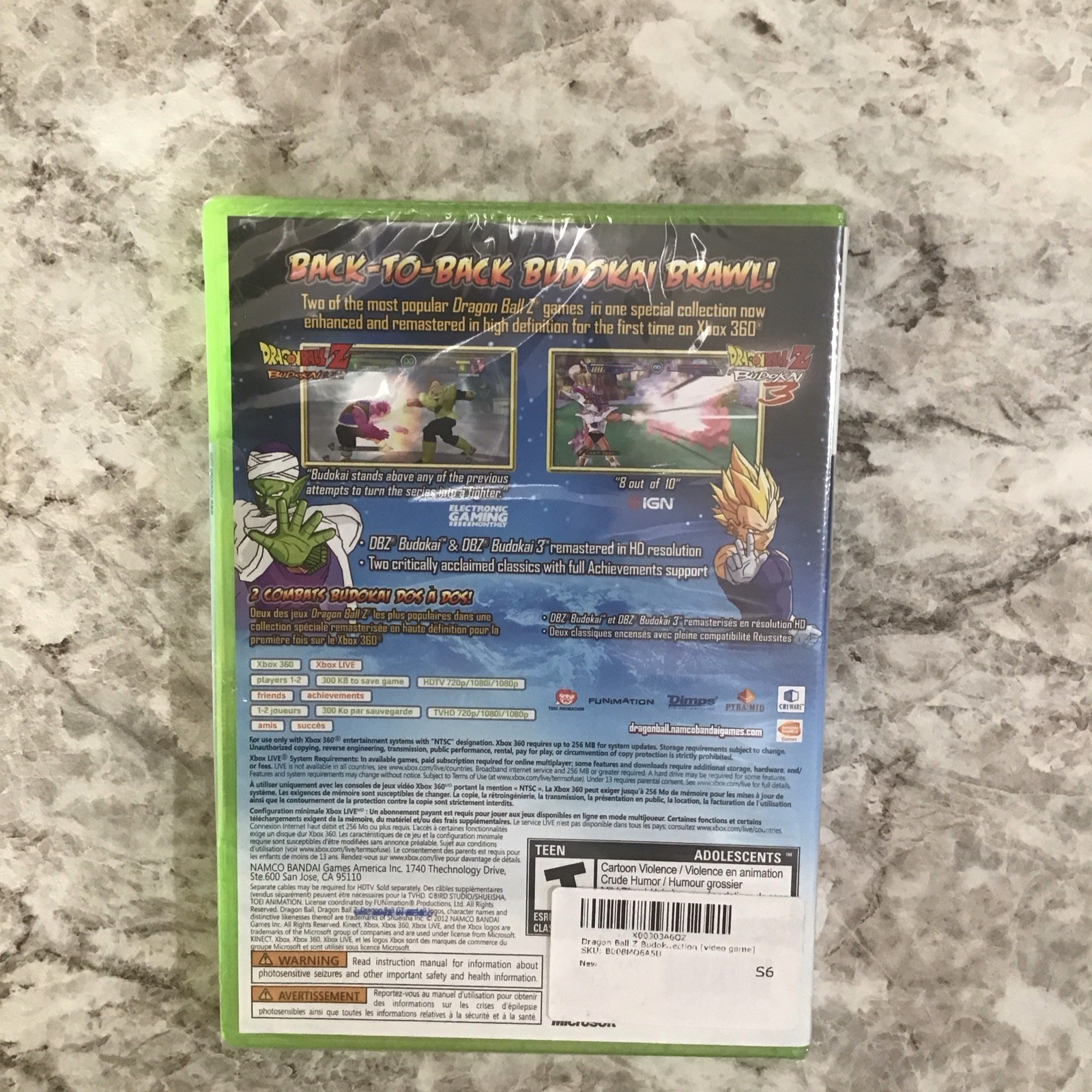 Dragon Ball Z Budokai HD Collection – Xbox 360 – Brand New | Factory Sealed