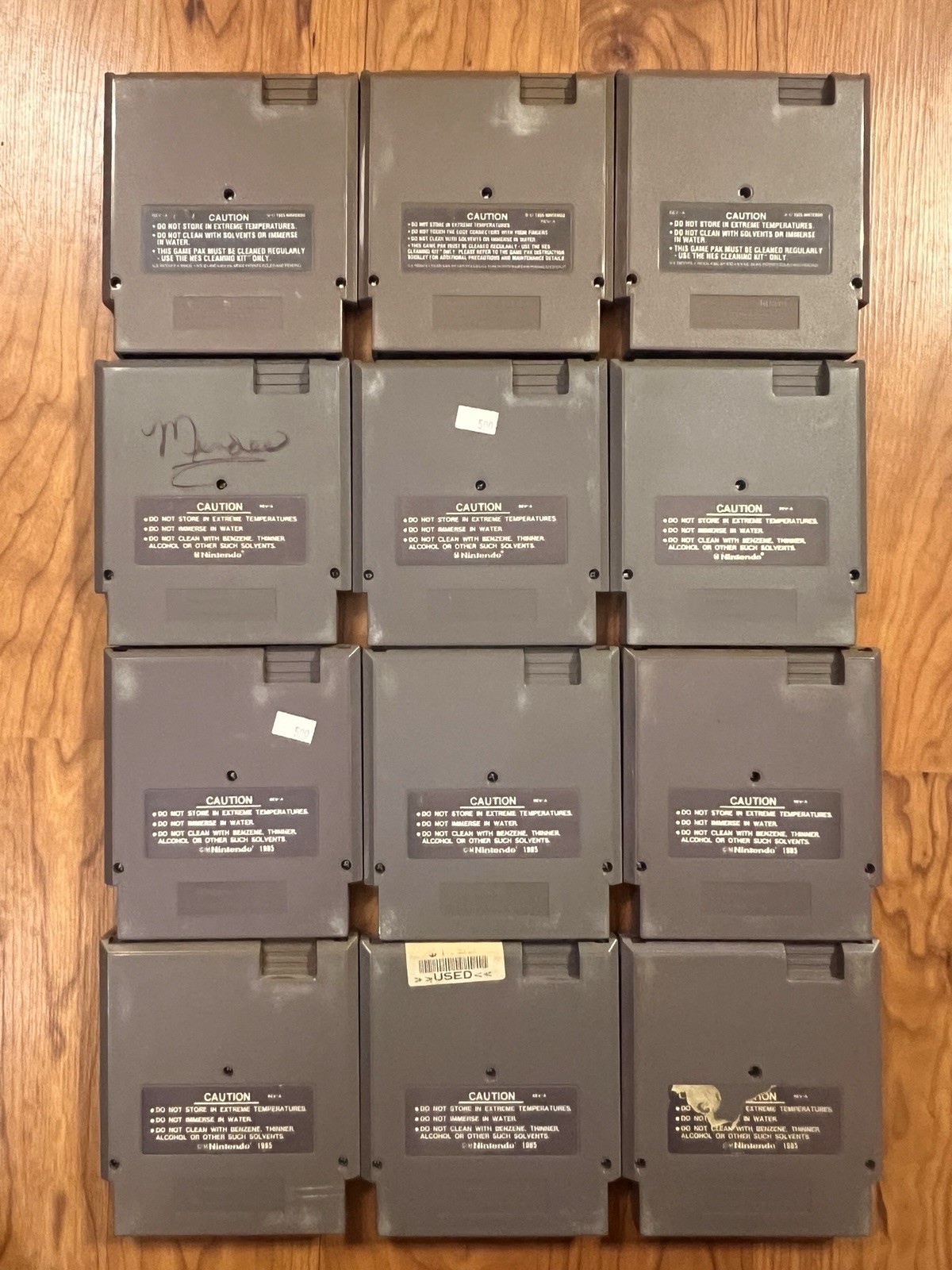 Lot of 12 NES Cartridges – Working Function Unknown – Nintendo