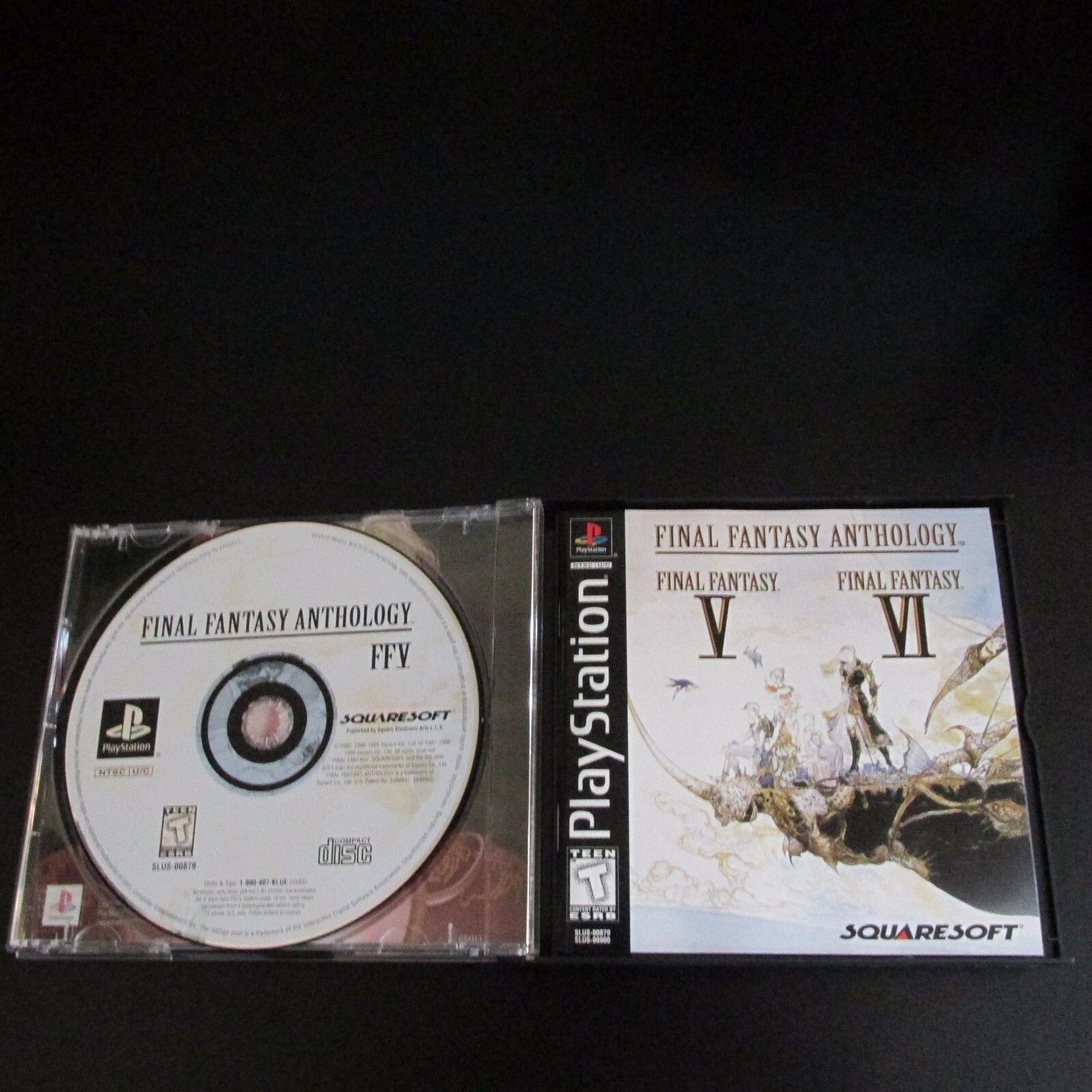 Final Fantasy Anthology (SONY PlayStation 1 1999) PS1 COMPLETE PRISTINE NEW MINT