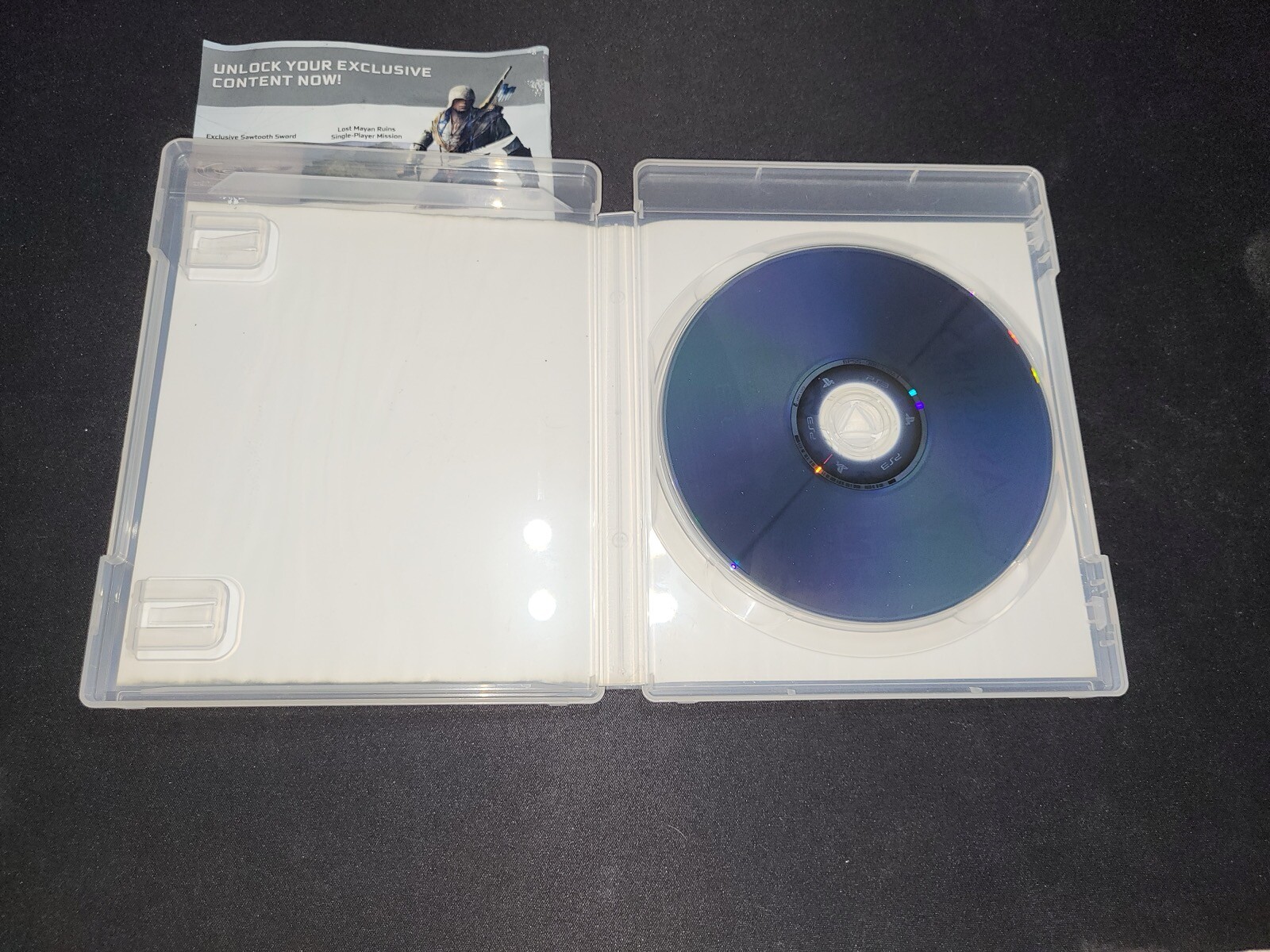 Assassin’s Creed III 3 Black Label Sony Playstation 3 PS3 EX+NM disc COMPLETE-wd