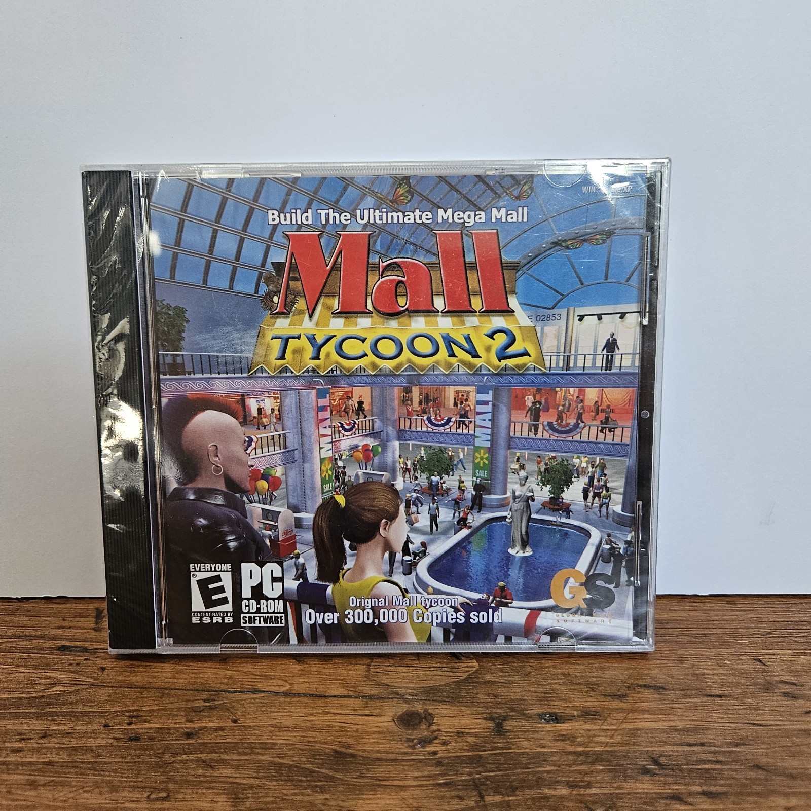 Mall Tycoon 2 Deluxe PC Game CD-ROM Sealed 2004 Global Star Software Windows 98