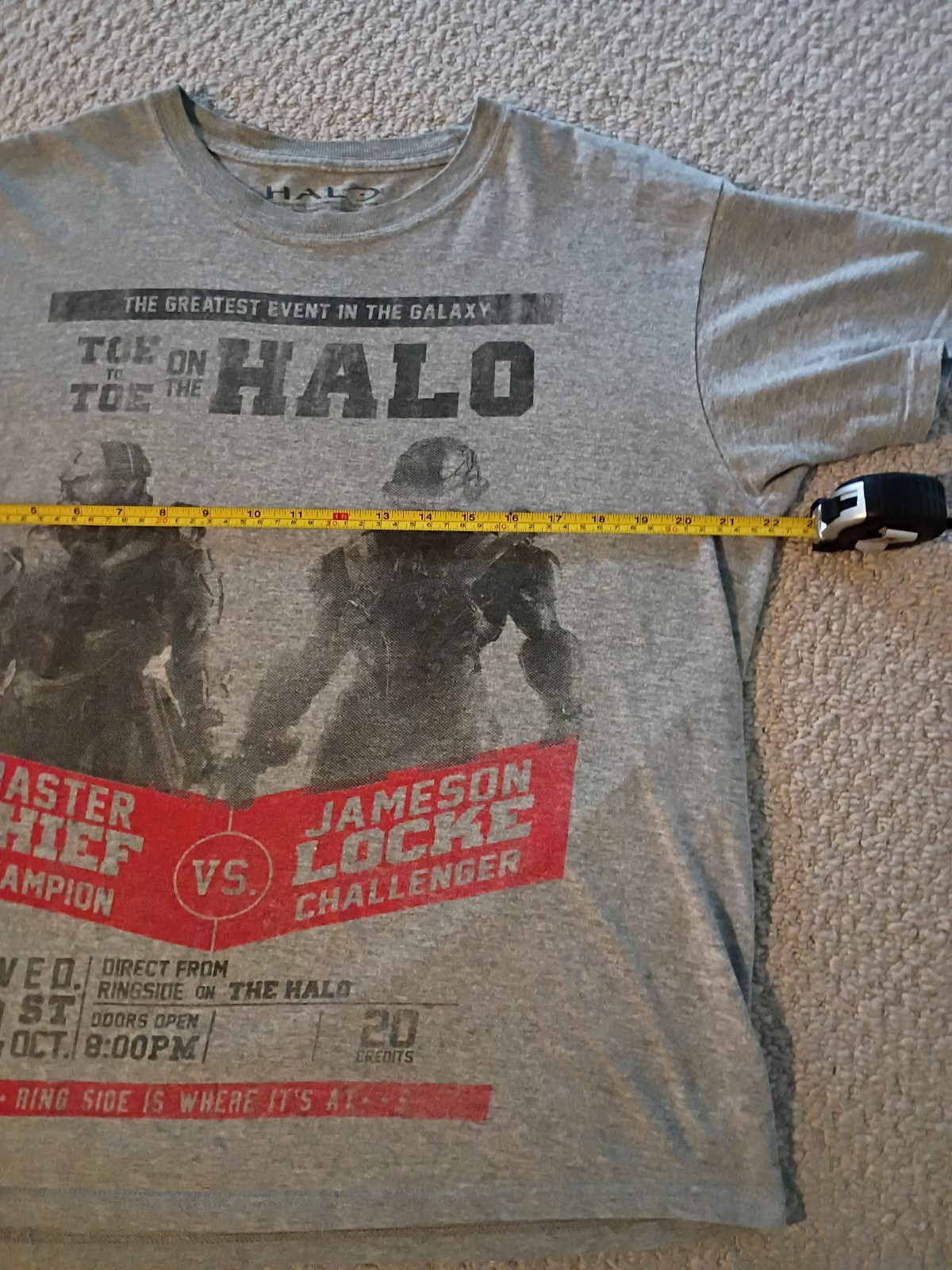 Master Chief Halo 5 Promo T Shirt and socks in Excellent condition. Like New.