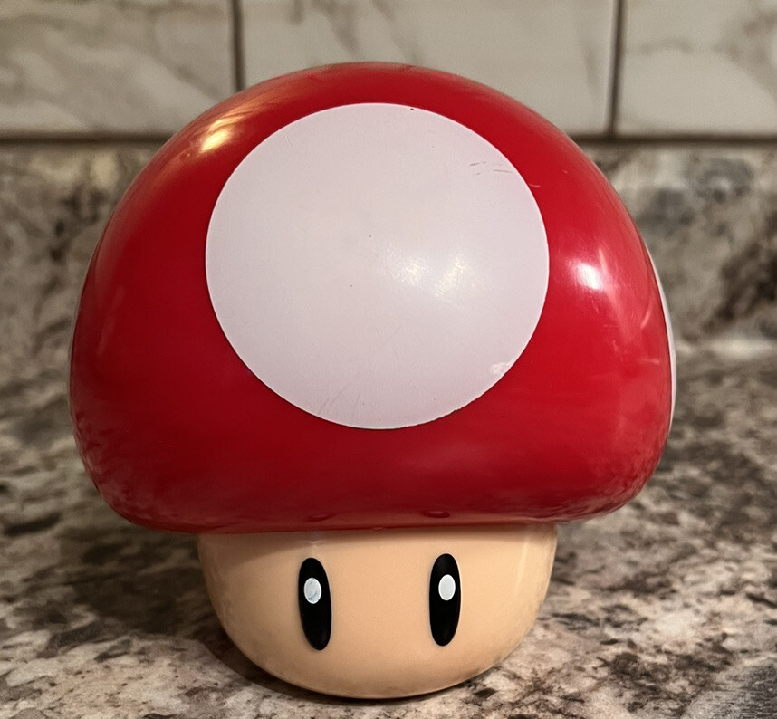 Super Mario Mushroom Light Official Nintendo Lights Up Red And Makes Sound