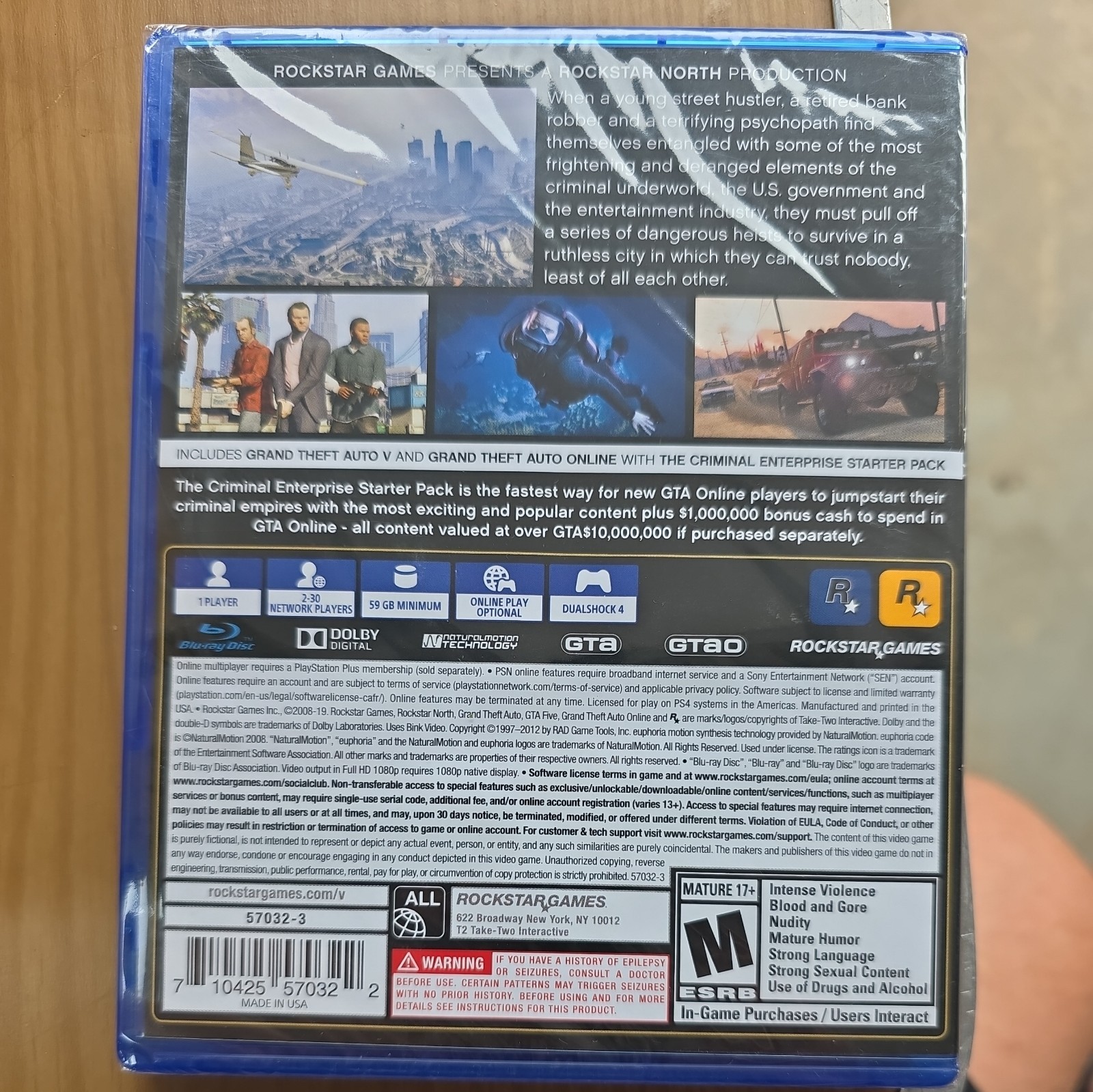 Grand Theft Auto V Premium Online Edition – Sony PlayStation 4