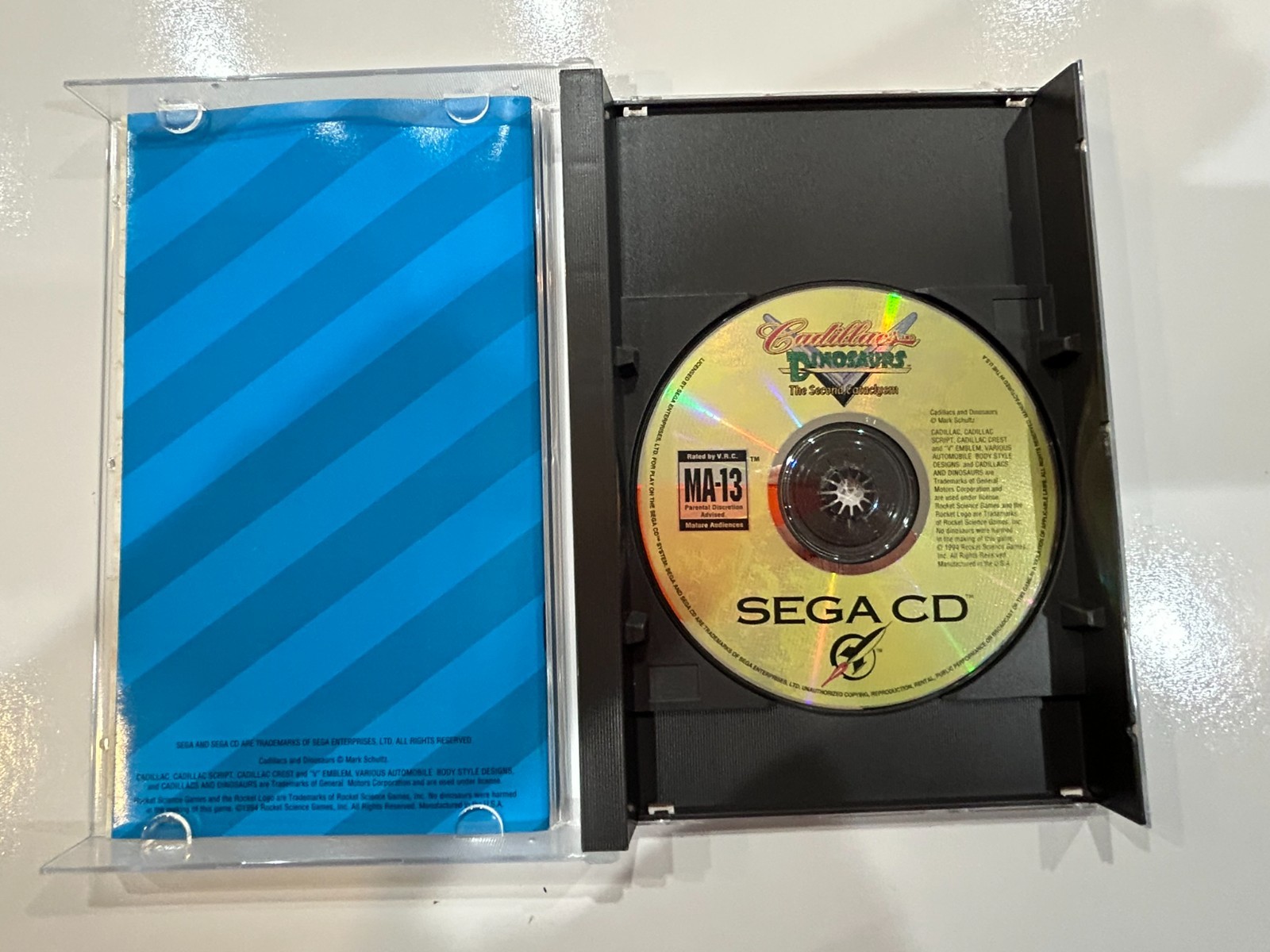Cadillacs and Dinosaurs: The Second Cataclysm (Sega CD) Complete w Reg N MINT