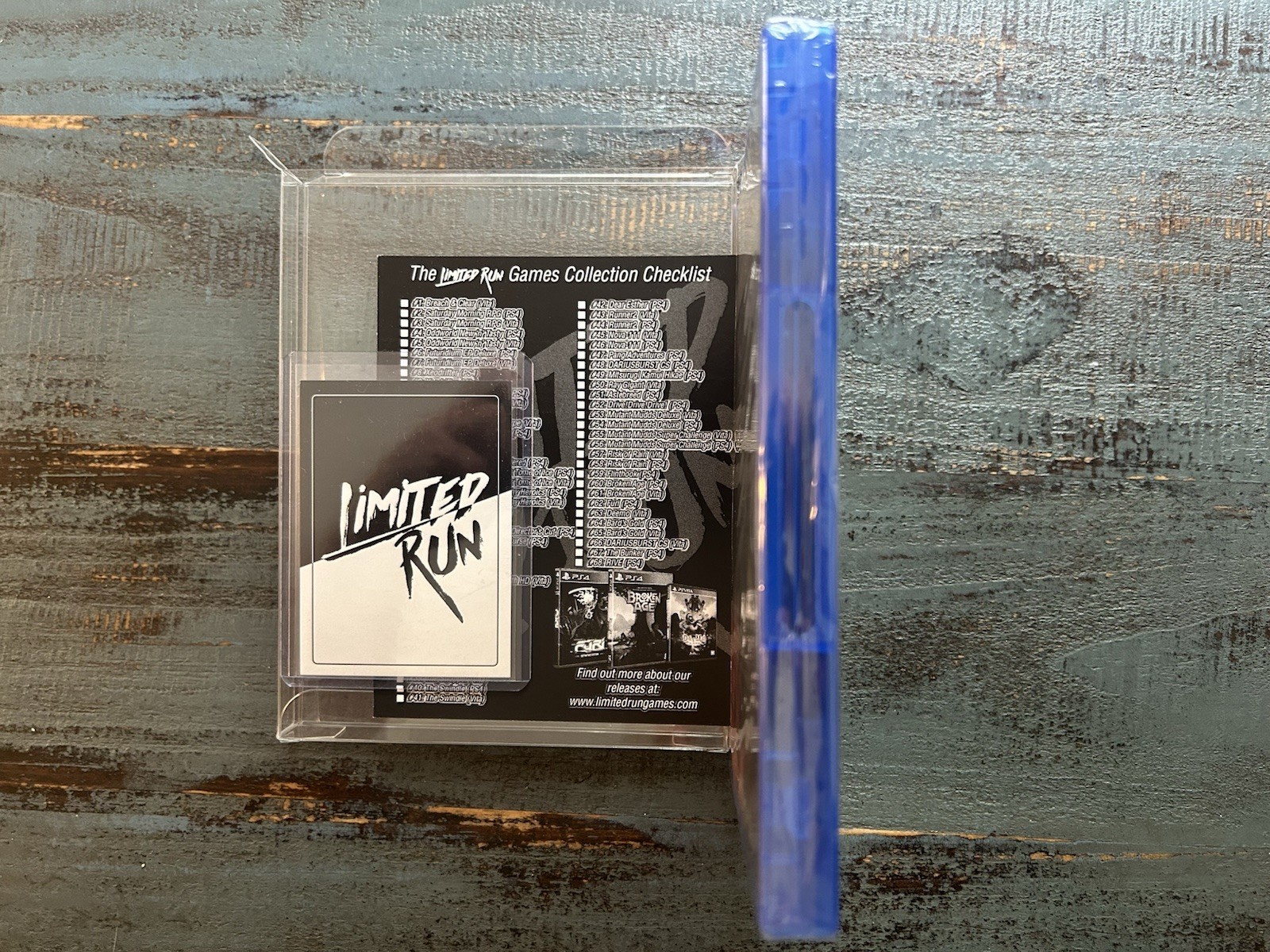The Bunker PlayStation 4 Sealed W/ Postcard And Trading Card Game Protector LRG