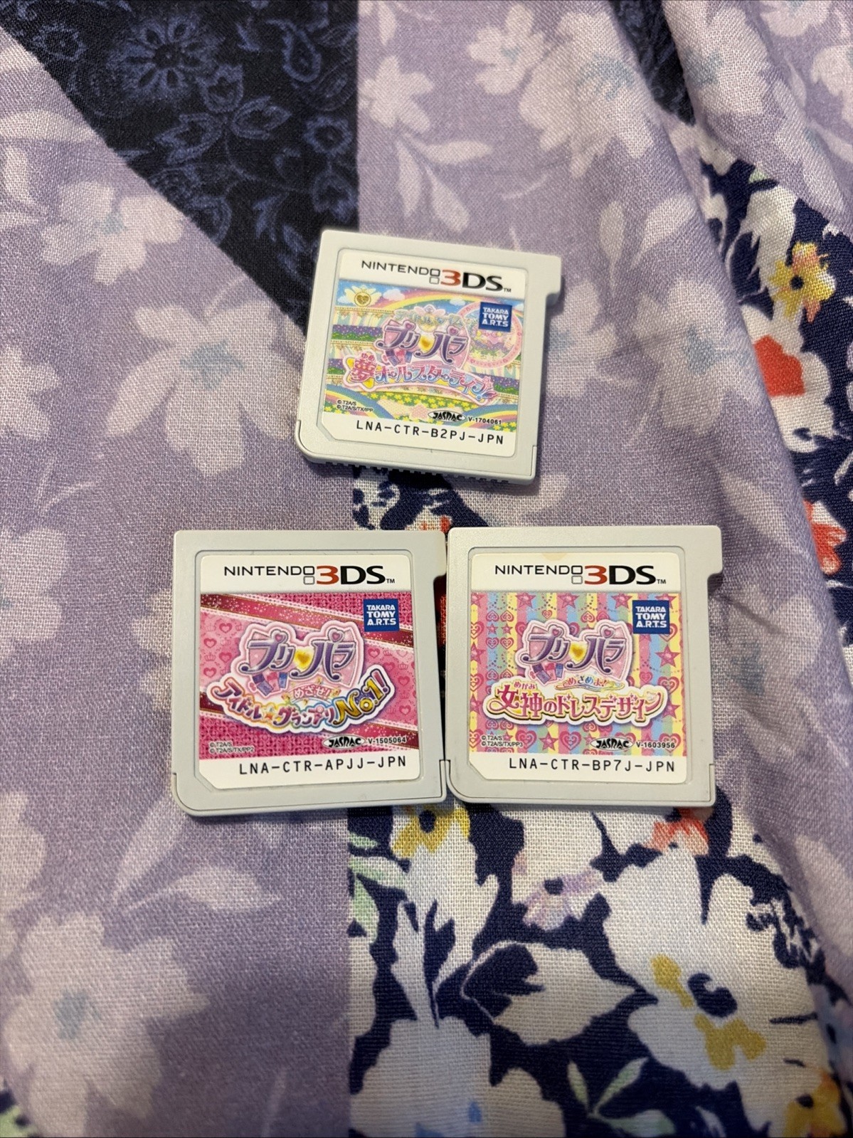 3 Games Idle Time Pripara Aim for Idol Grand Prix No.1 Nintendo 3DS Japanese