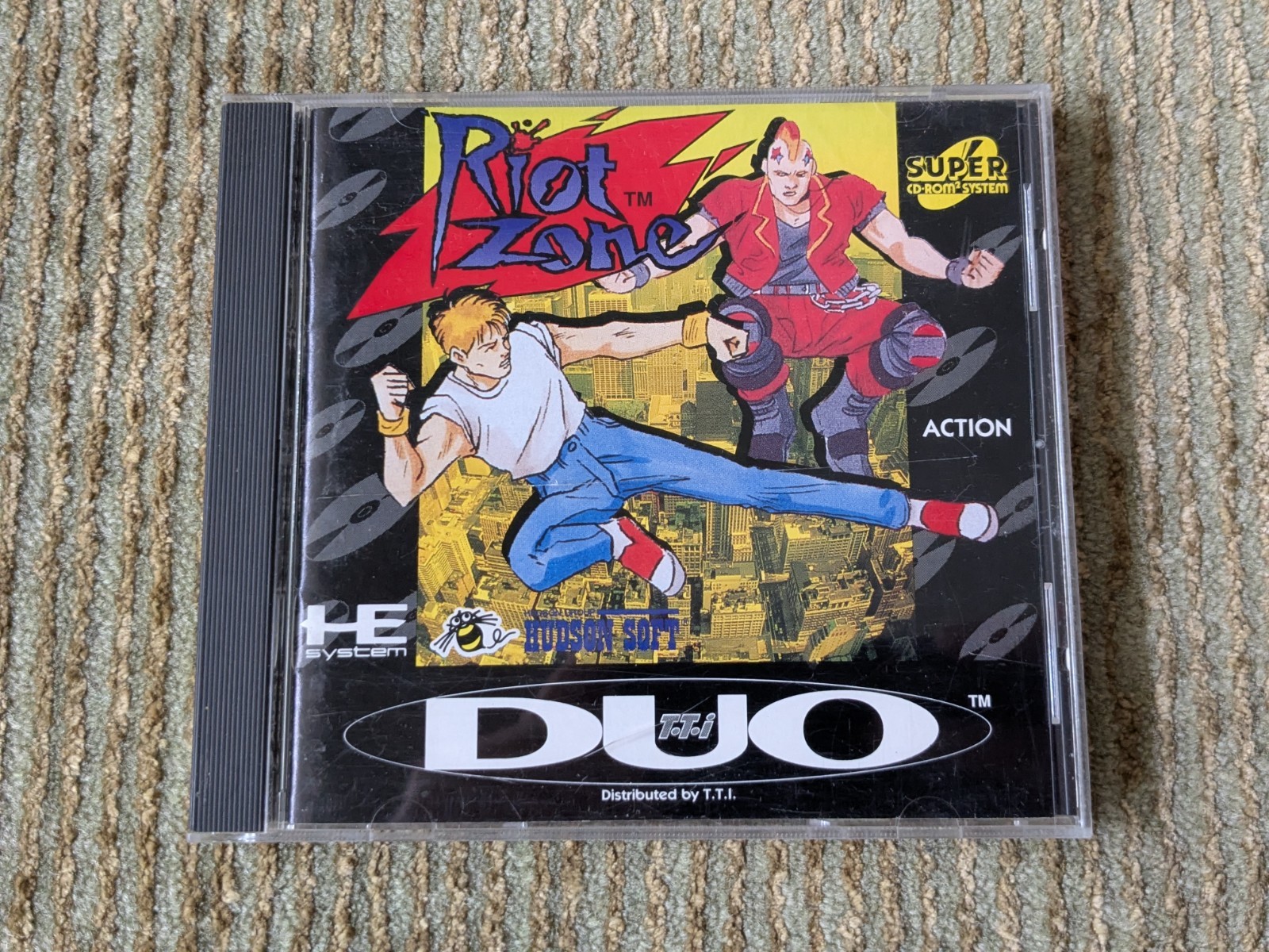 Riot Zone (TurboGrafx-CD TurboDuo) Complete CIB Tested Working