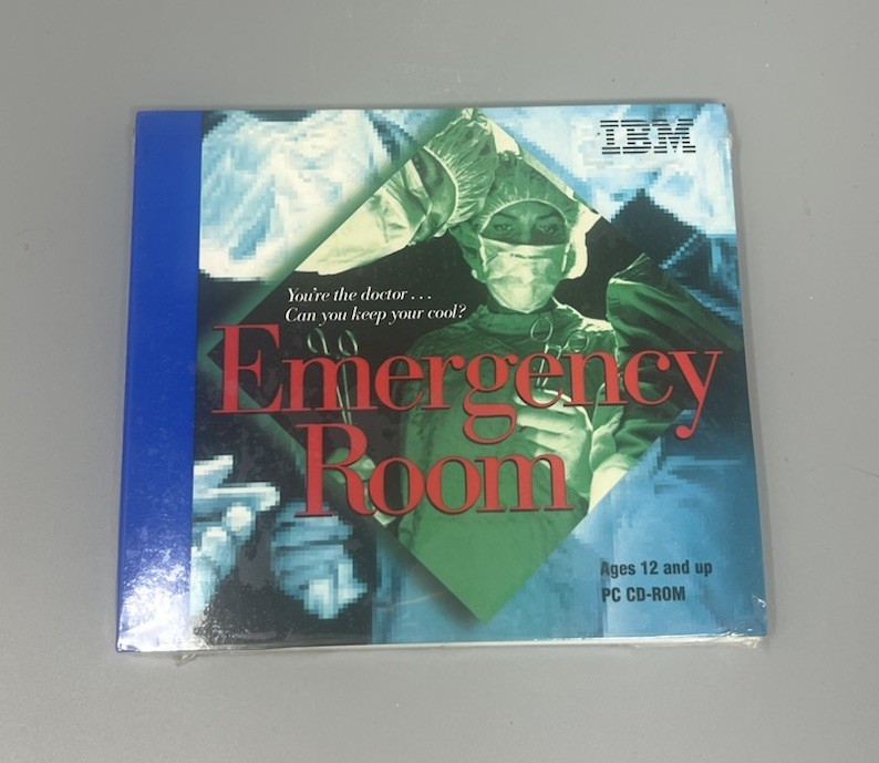 IBM Emergency Room 1995 DOS CD‑ROM PC Game Vintage Medical Simulation NEW SEALED