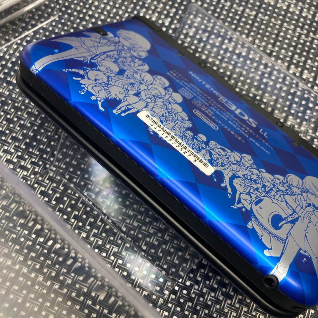 Nintendo 3DS XL LL Persona Q Blue Shadow of Labyrinth Velvet Edition [BOX]