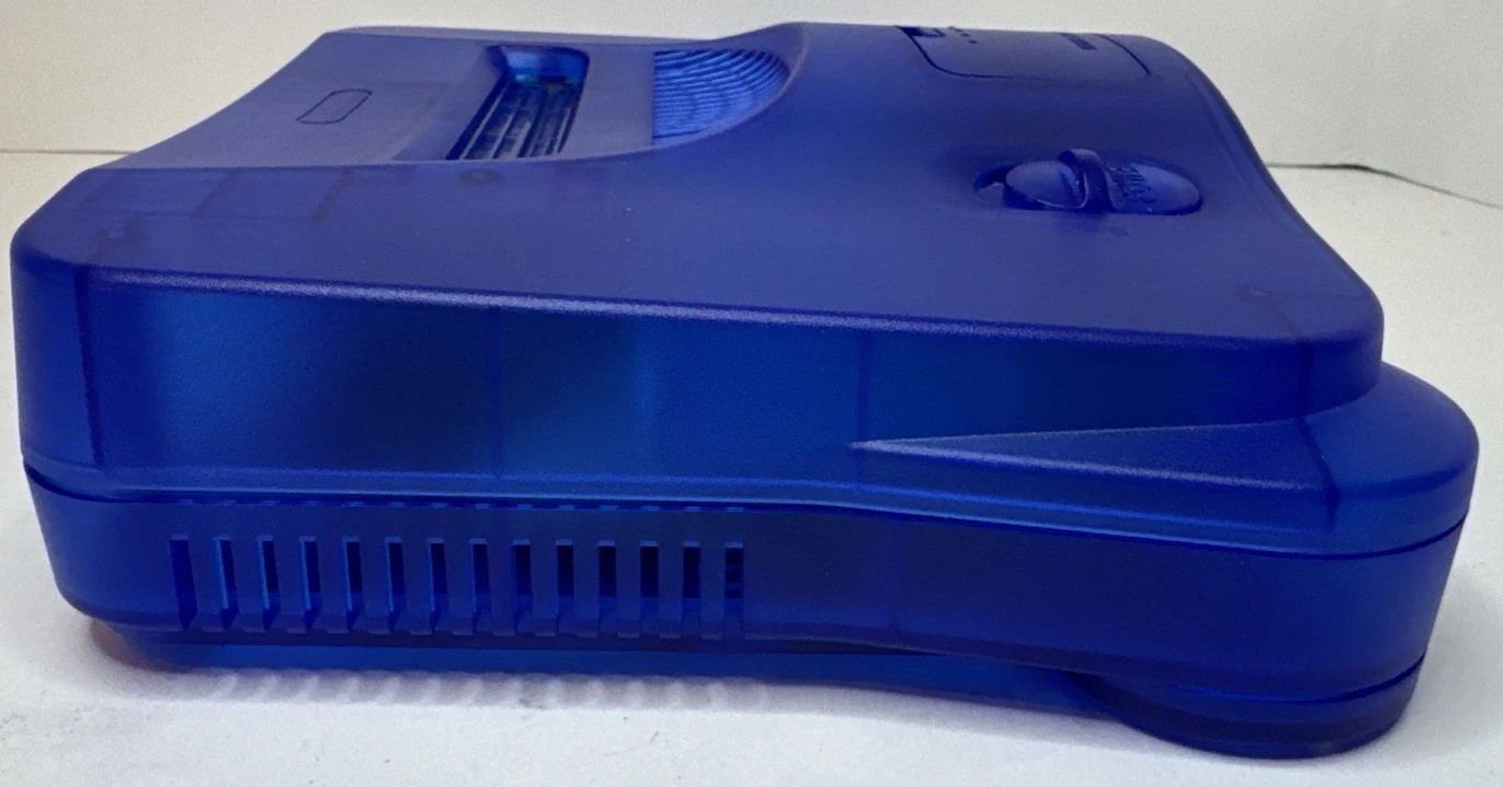 N64 Funtastic Translucent BLUE Nintendo-64 Gaming Console