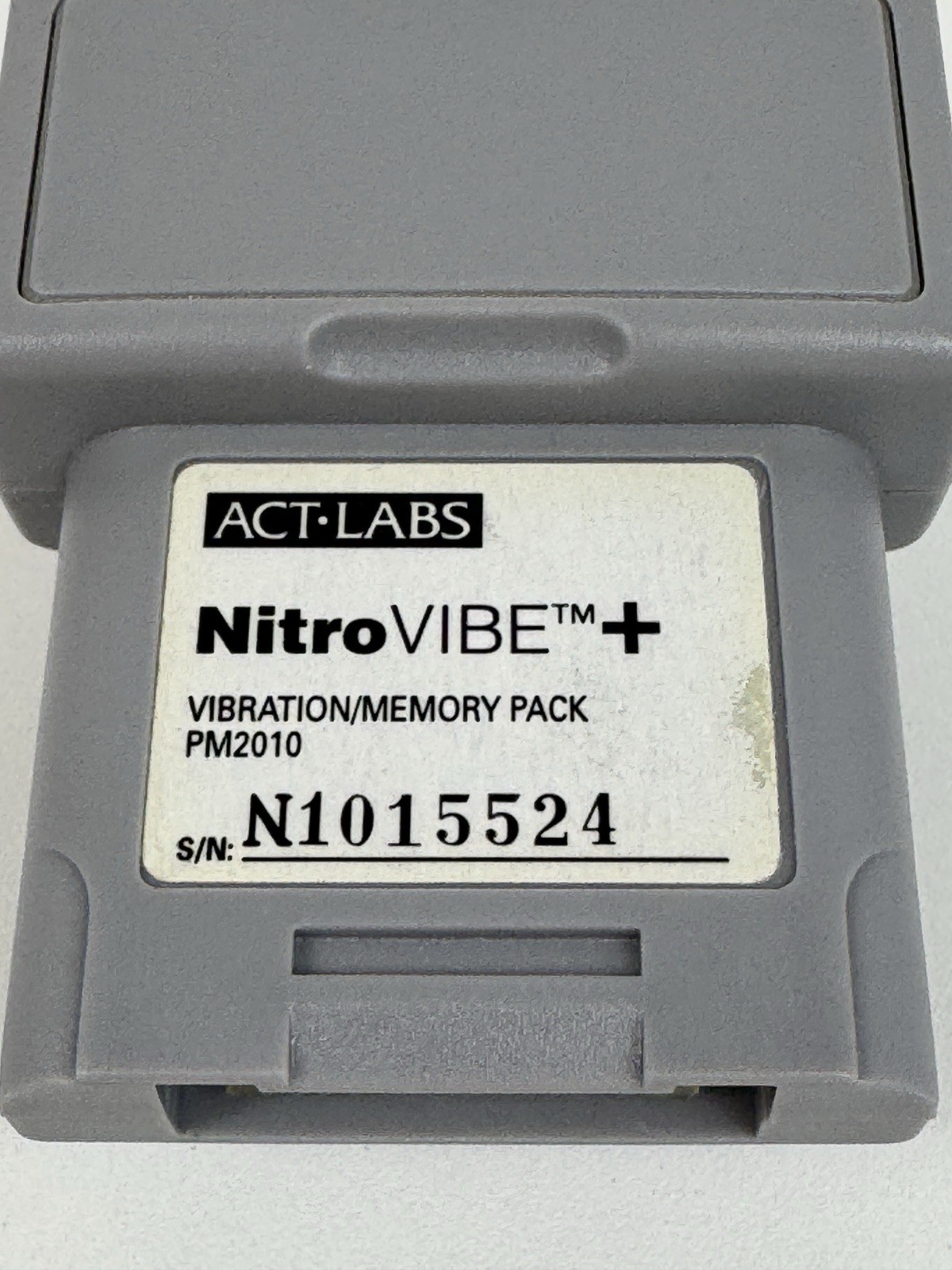 Nitrovibe Vibration Pack N64 – Rumble + Memory 256kb – Nintendo 64