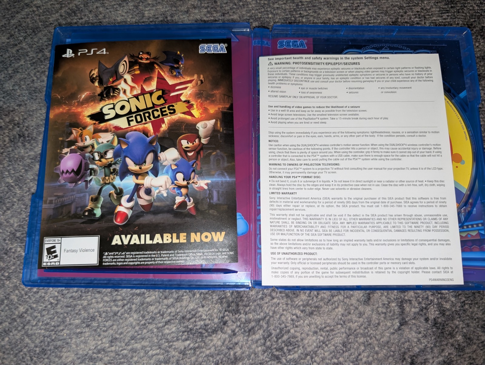 Sonic Mania Plus (Sony PlayStation 4, 2018) CIB/Complete! Free Shipping!