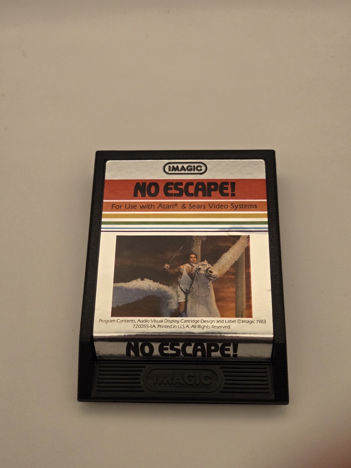 Atari 2600 Video Game No Escape!, Complete CIB, 1983 Imagic, tested and working