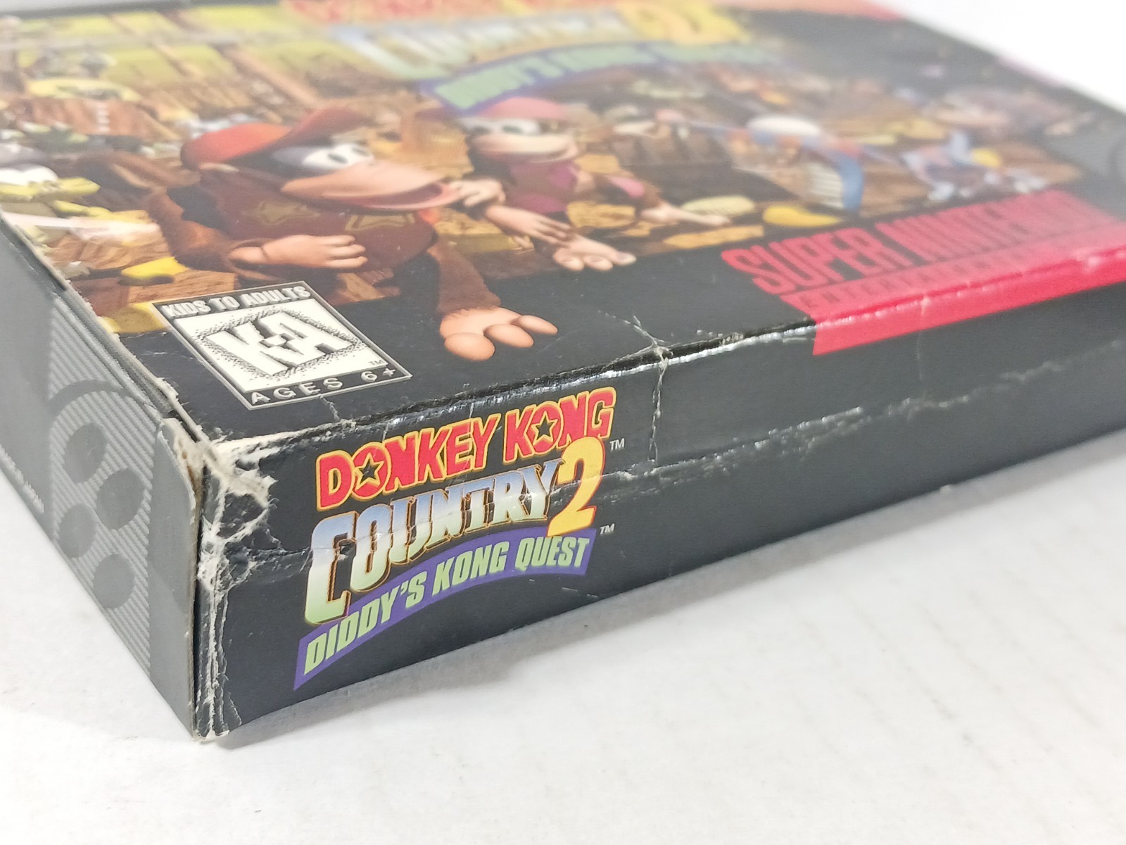 Donkey Kong Country 2 SNES Complete Box Game Manual Super Nintendo Authentic