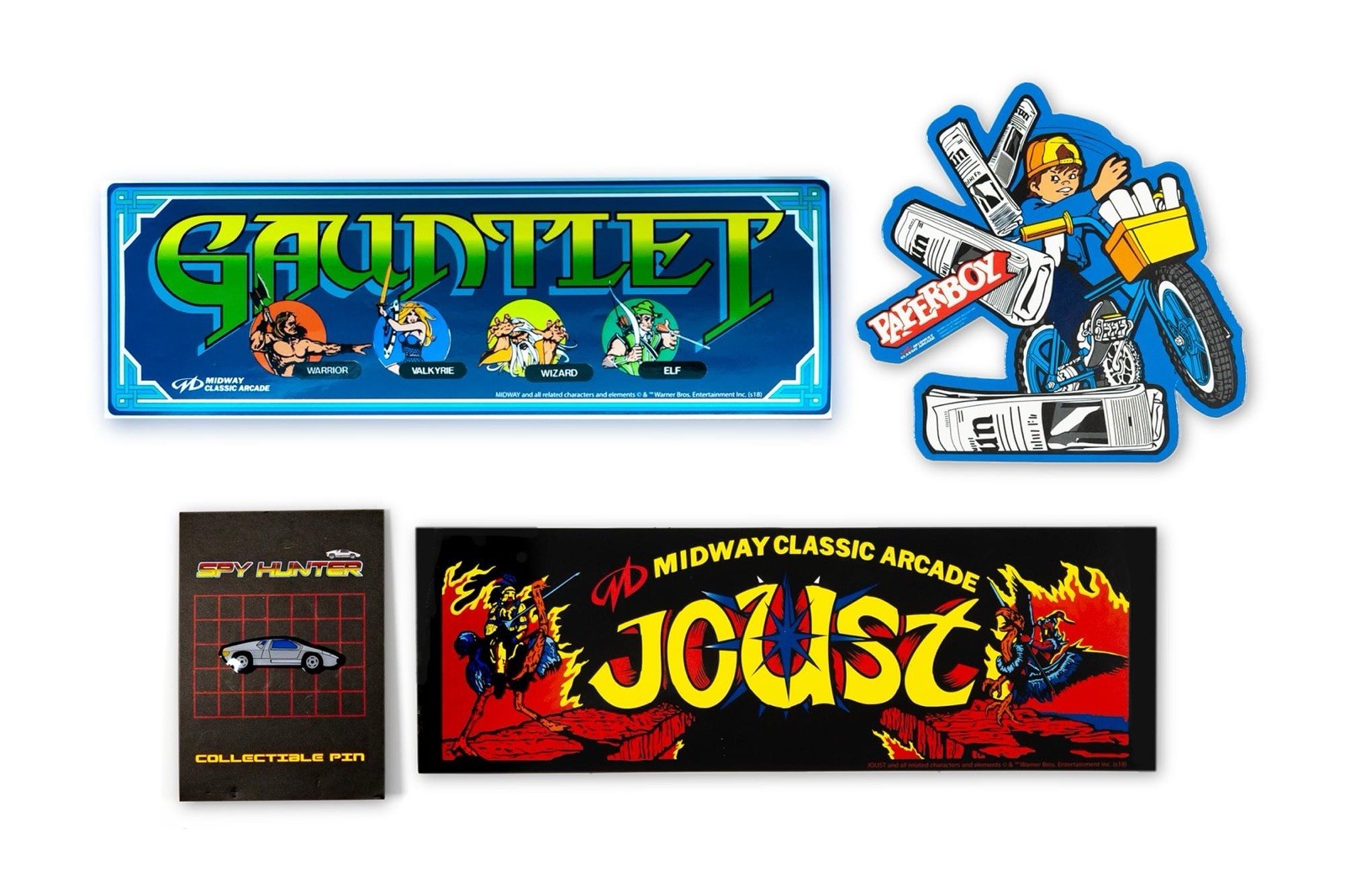 Midway Classic Arcade Game Collectible Loot Box Rampage Joust Defender Gauntlet