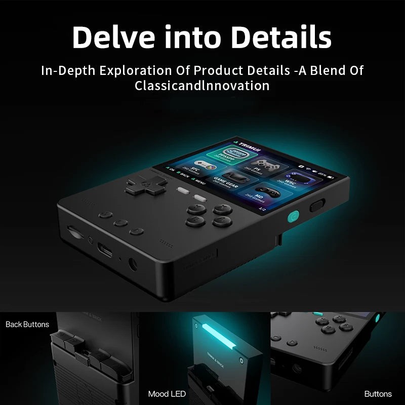 NEW TRIMUI BRICK Retro Handheld Game Console 3.2″ IPS Screen Linux System
