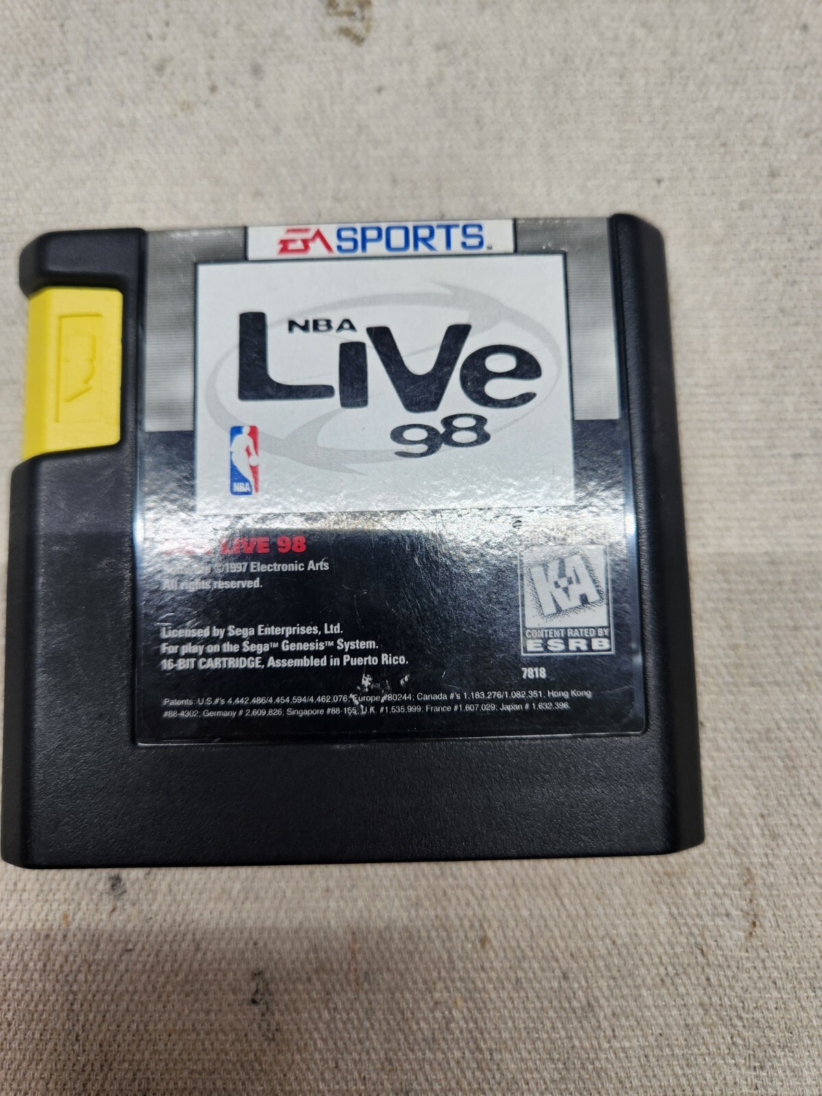 NBA Live 98. NEW BATTERY! SAVES! TESTED!(Sega Genesis, 1997) CHECK OUT MY STORE