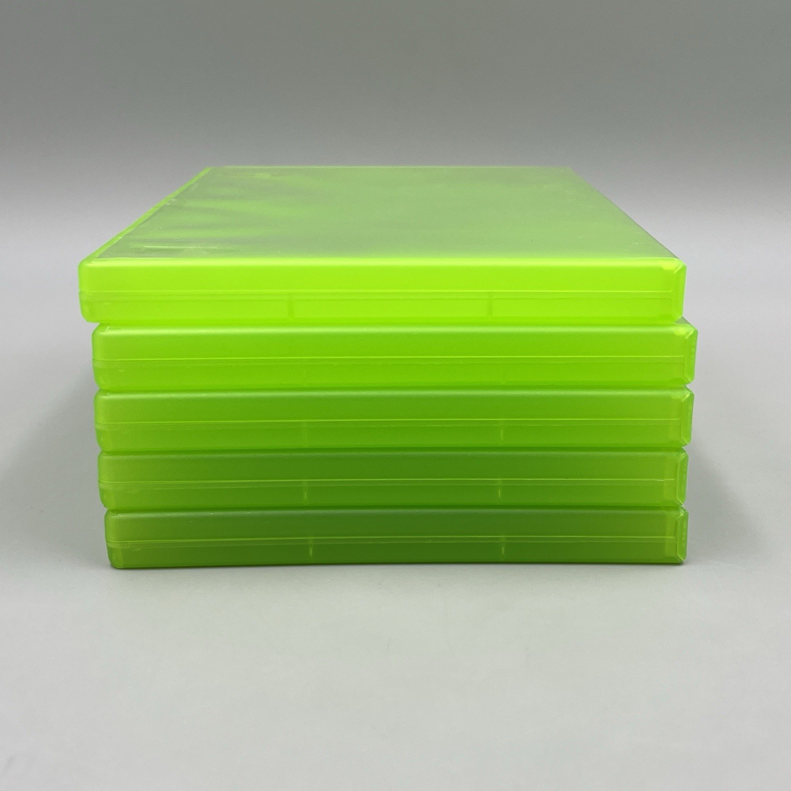 Xbox 360 Game Disc Case Replacement Translucent Green – Lot of 5 *READ*