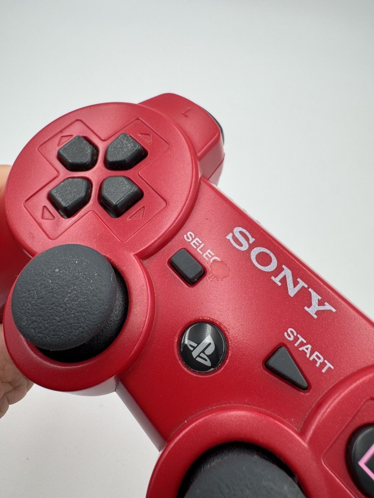Sony PlayStation PS3 DualShock 3 Wireless Controller – Red OEM Tested