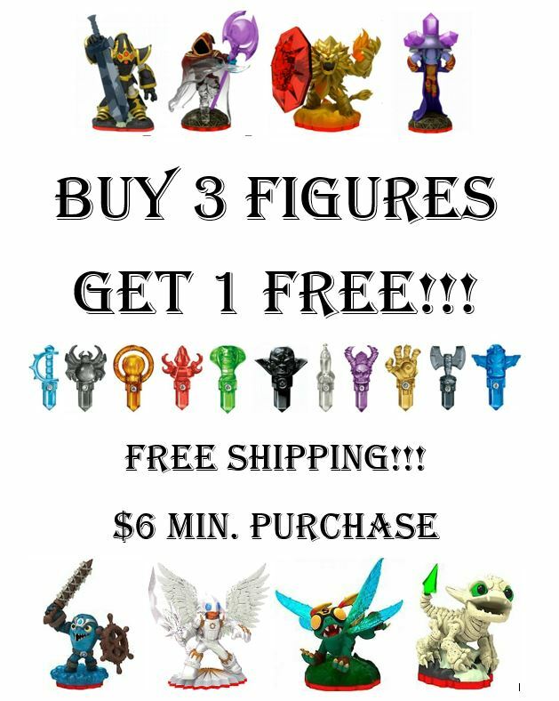 Skylanders Trap Team Figures and Traps – Buy 3 Get 1 Free – $6 Minimum Purchase