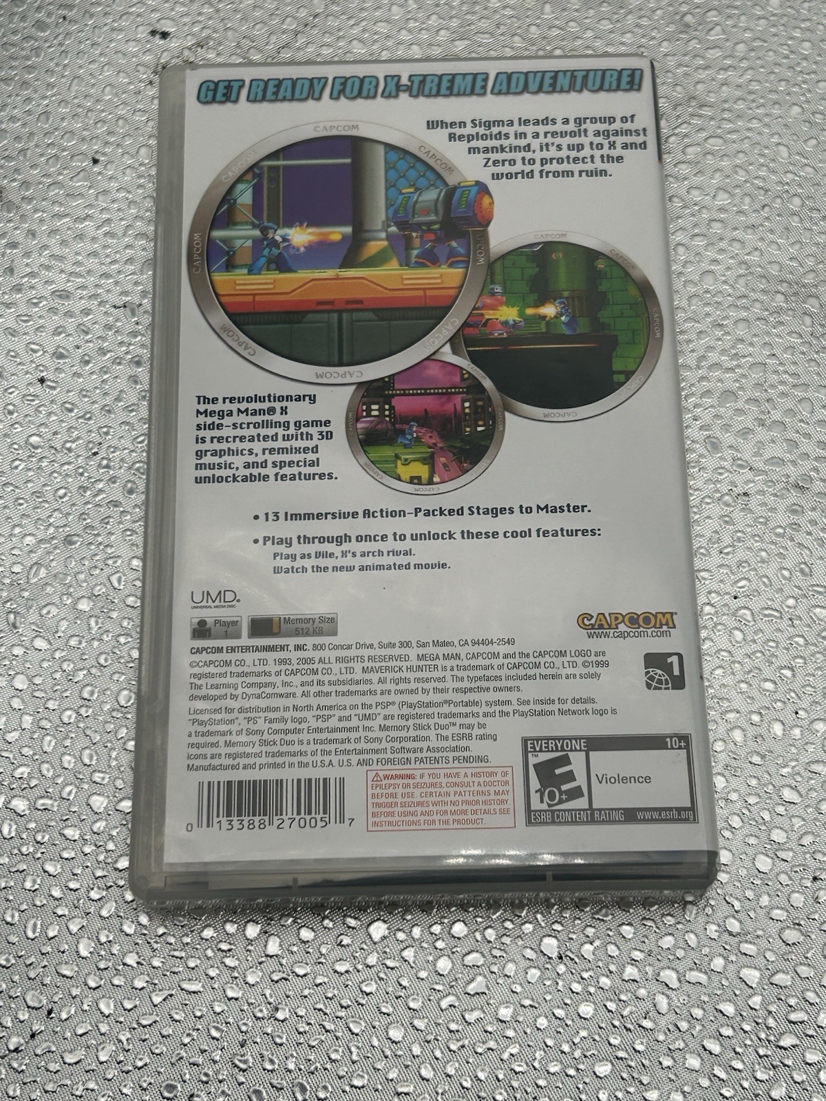 ***Near Mint Mega Man Maverick Hunter X PSP CIB 2006 Capcom Everyone 10 Plus***