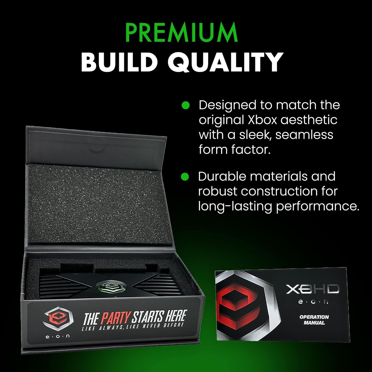EON Original Xbox HD HDMI Adapter + LAN Hub Adapter Plug and Play Video Enhancer