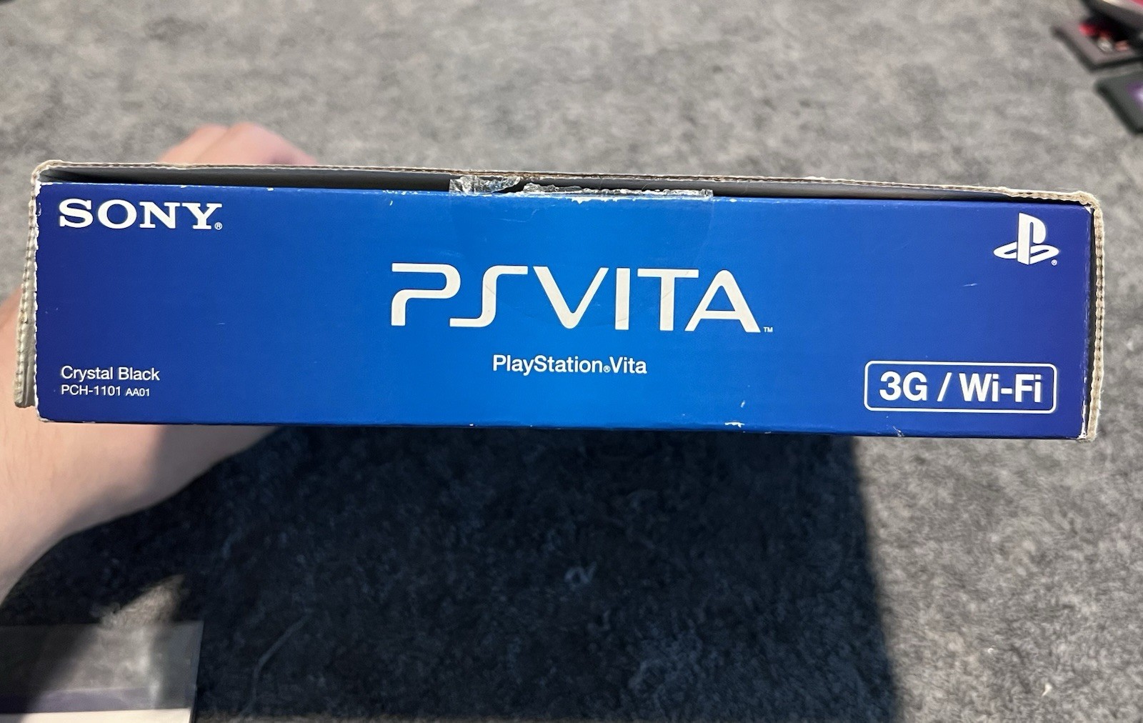 PlayStation Vita PCH-1101 COMPLETE IN BOX Manual Inserts Tested 4GB Memory Card
