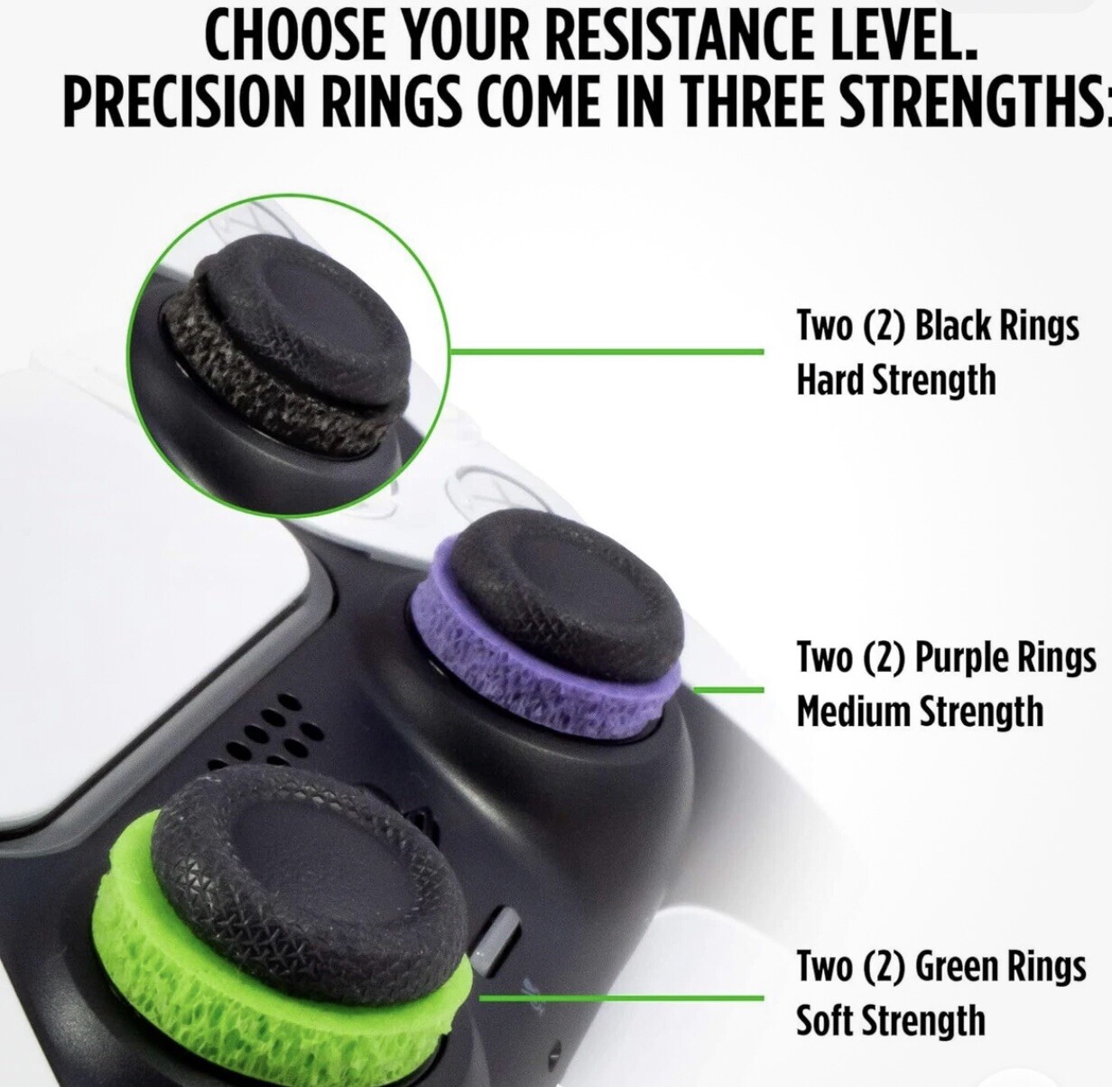 Precision Rings | Aim Assist Motion Control for Xbox, Play Station, Switch Pro 
