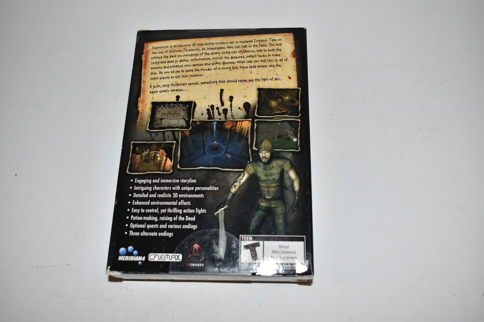 Daemonica PC game Survival Horror interactive mystery PC GAME SEALED (OYF36)