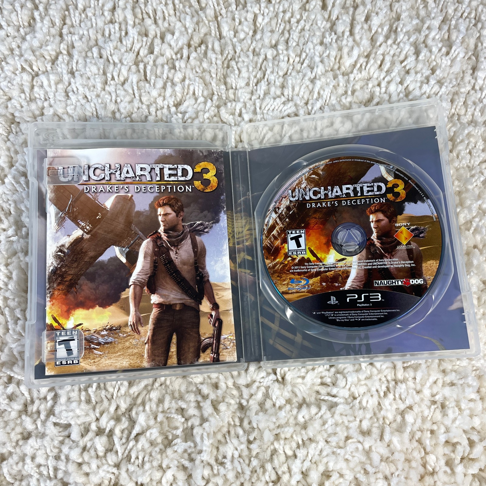 Uncharted 1 2 3 Trilogy 3 Game Lot (Sony PlayStation 3) PS3 CIB Complete in Box
