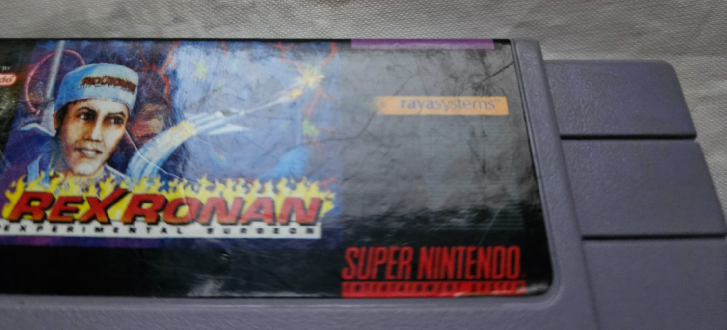 Rex Ronan Experimental Surgeon Cartridge Only Authentic SNES Super Nintendo 1993