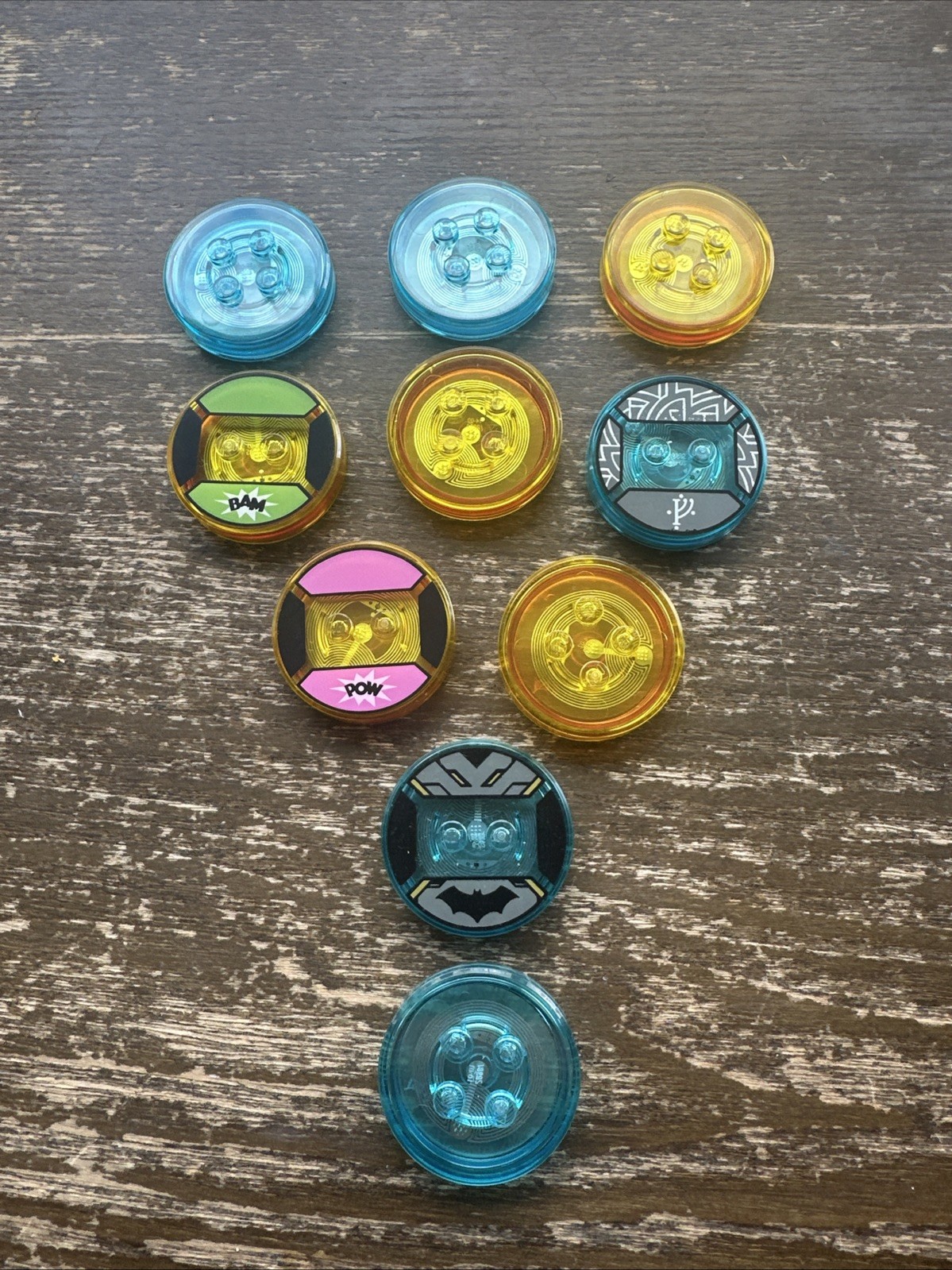 10 X Lego Dimensions Toy Tag Base Only Free Shipping Lot #1