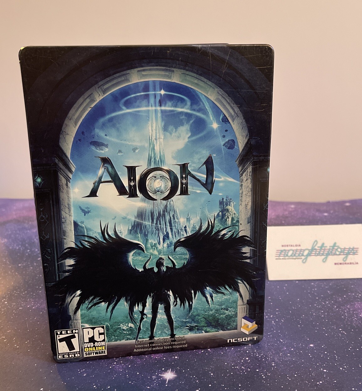Aion (PC, 2009) CIB Tin Case – 2 Discs – Clean
