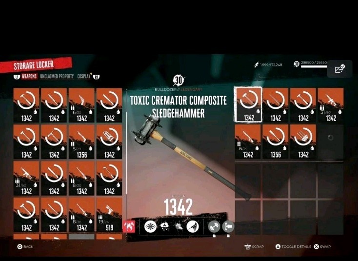 Dead Island 2- 2 Millons + Level 30 Weapons Mods ( No Game )
