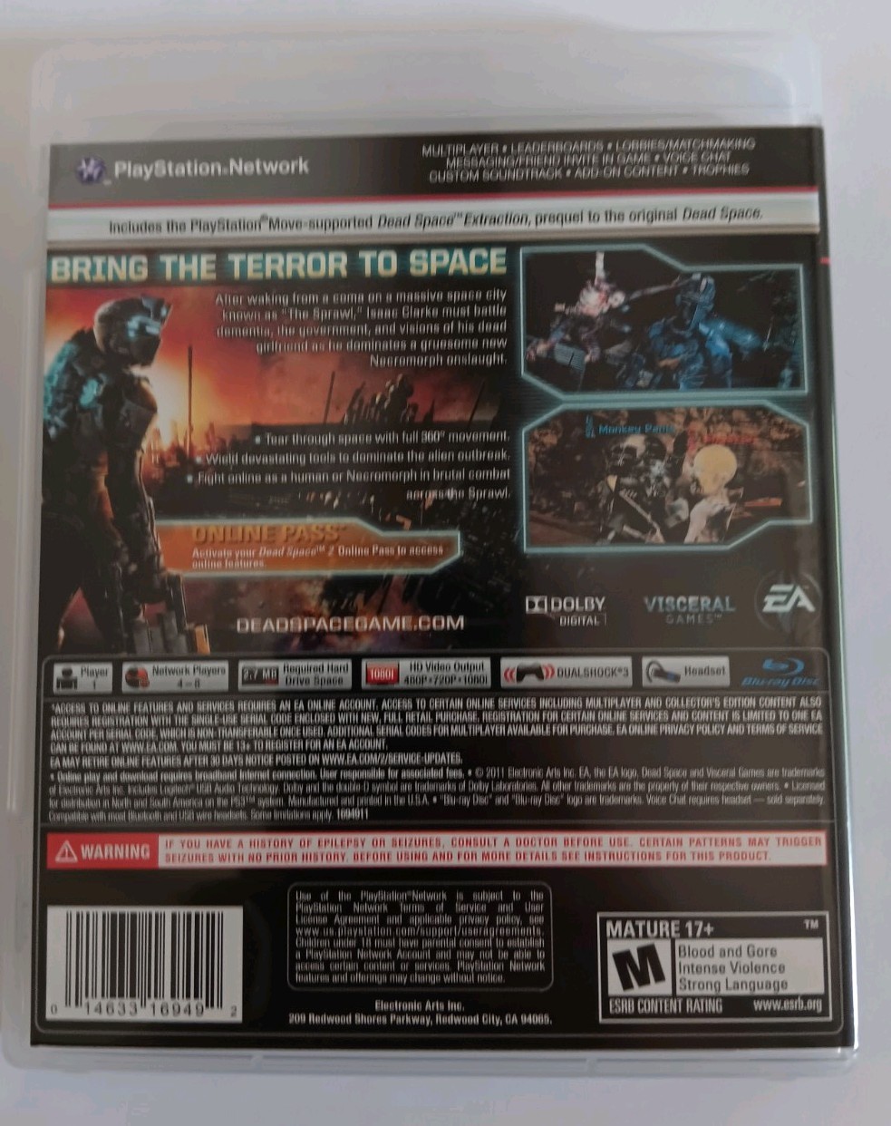 Dead Space 2 Collector’s Edition PS3 PlayStation 3 PS3 Complete with all parts