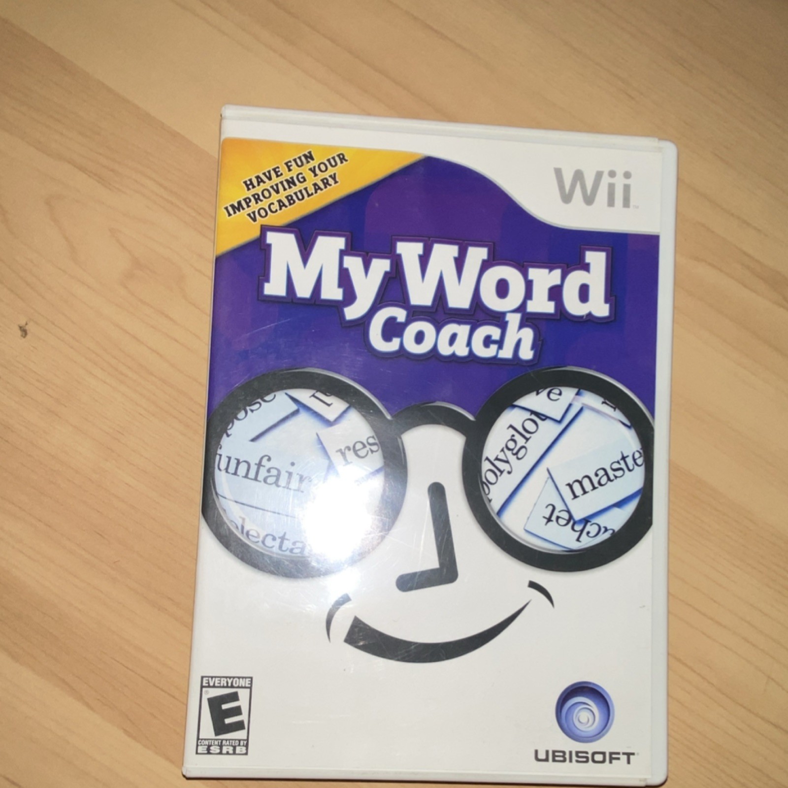 My Word Coach by Ubisoft Video Game for Nintendo Wii Multiplayer Manual Included