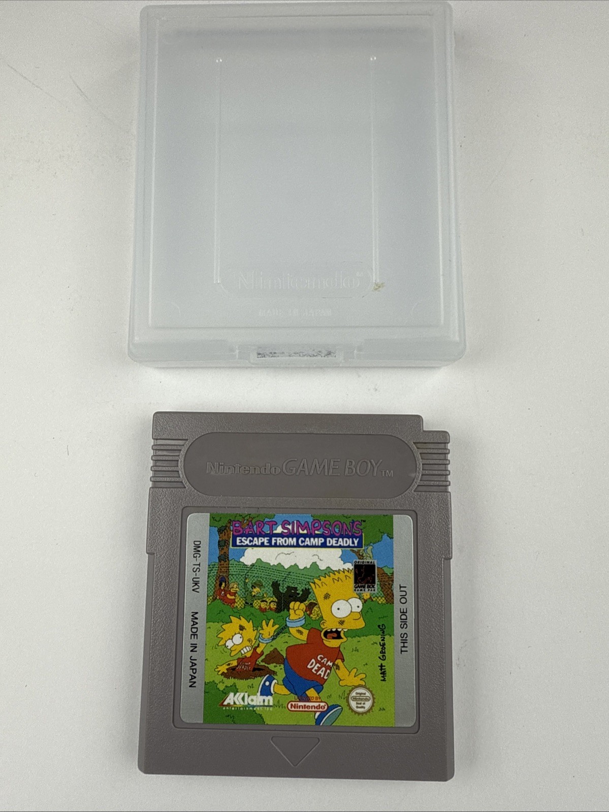 Bart Simpson’s Escape From Camp Deadly (Nintendo Game Boy) Authentic TESTED