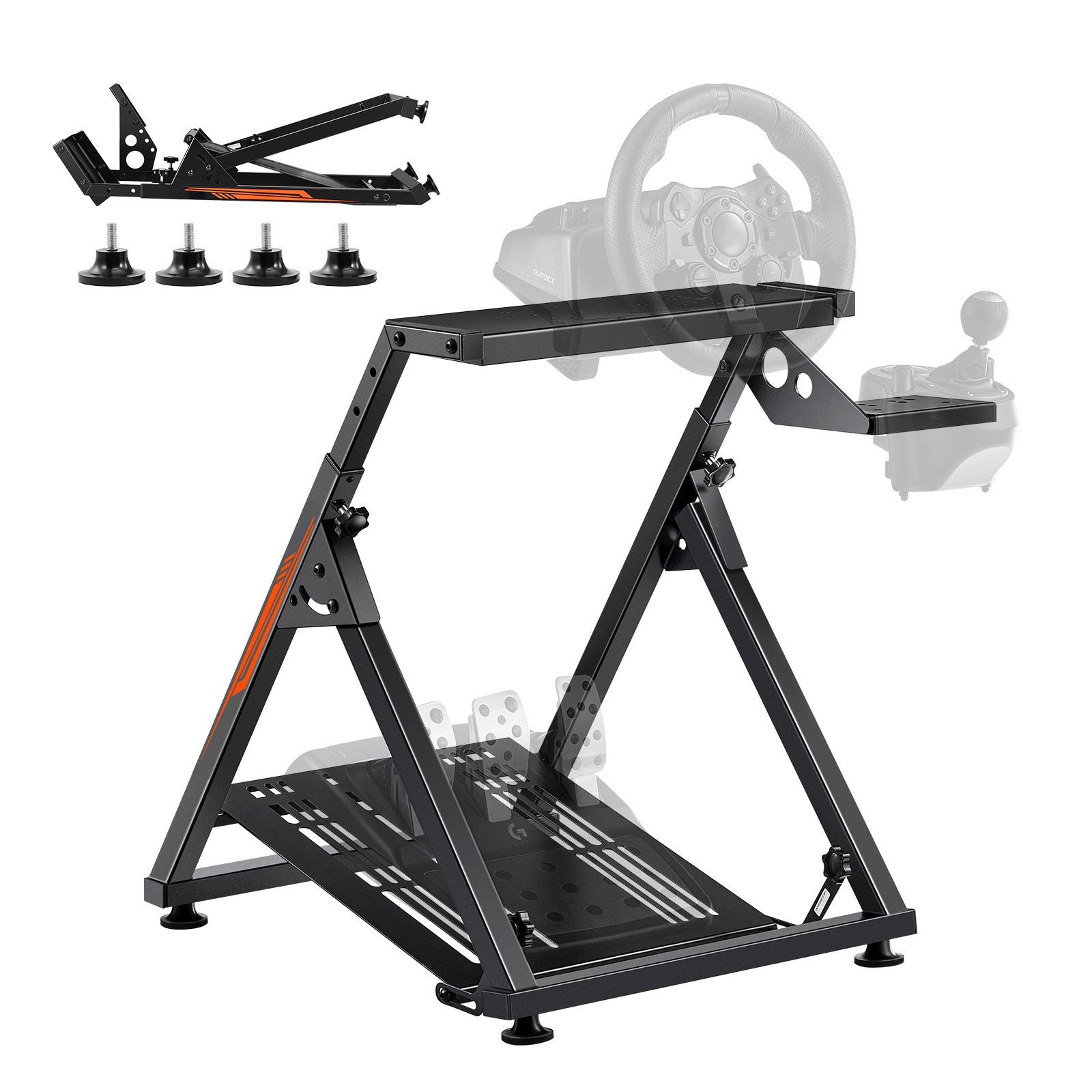 Uimoso Foldable Racing Steering Wheel Stand for Logitech G923 G920 G29 G27